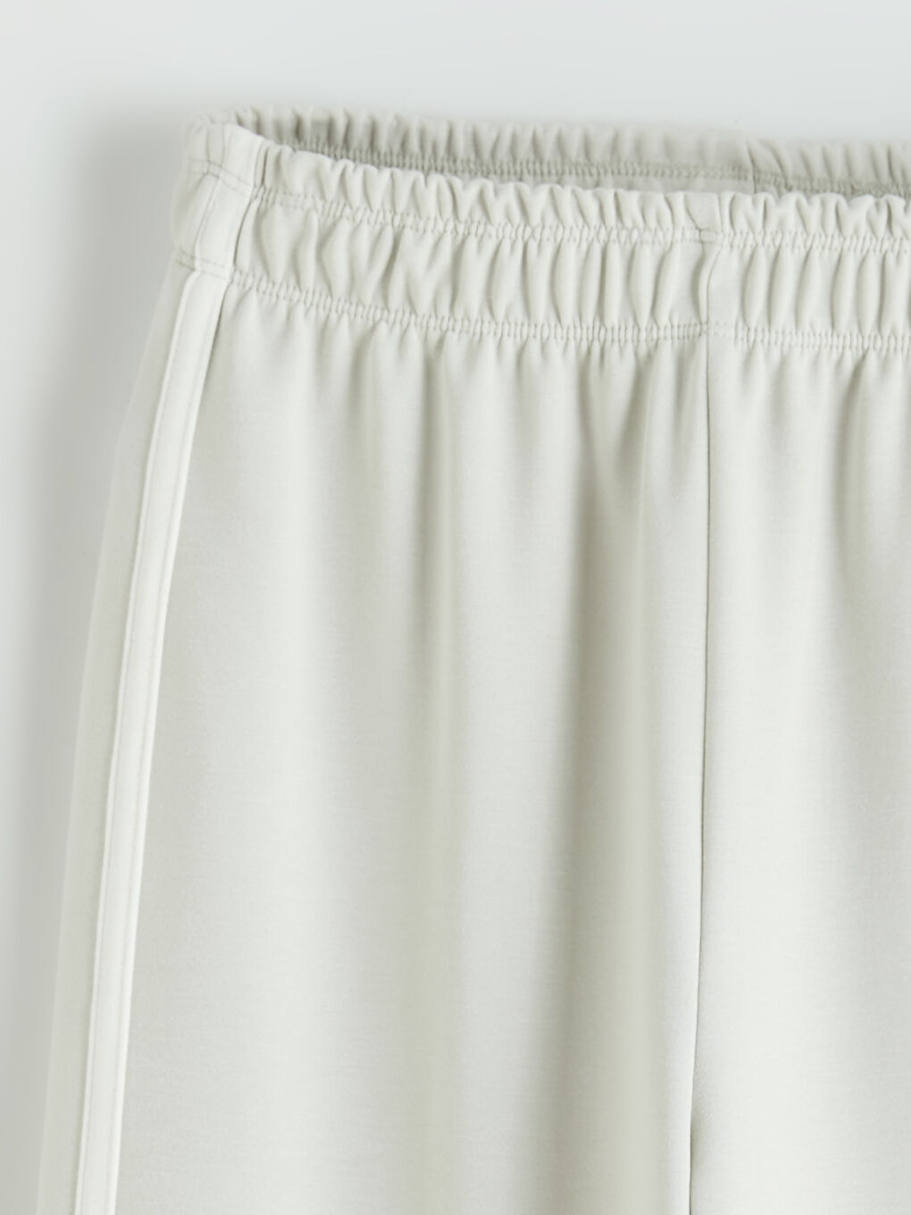 Gri Geniş Paça Kız Çocuk Eşofman Altı-2