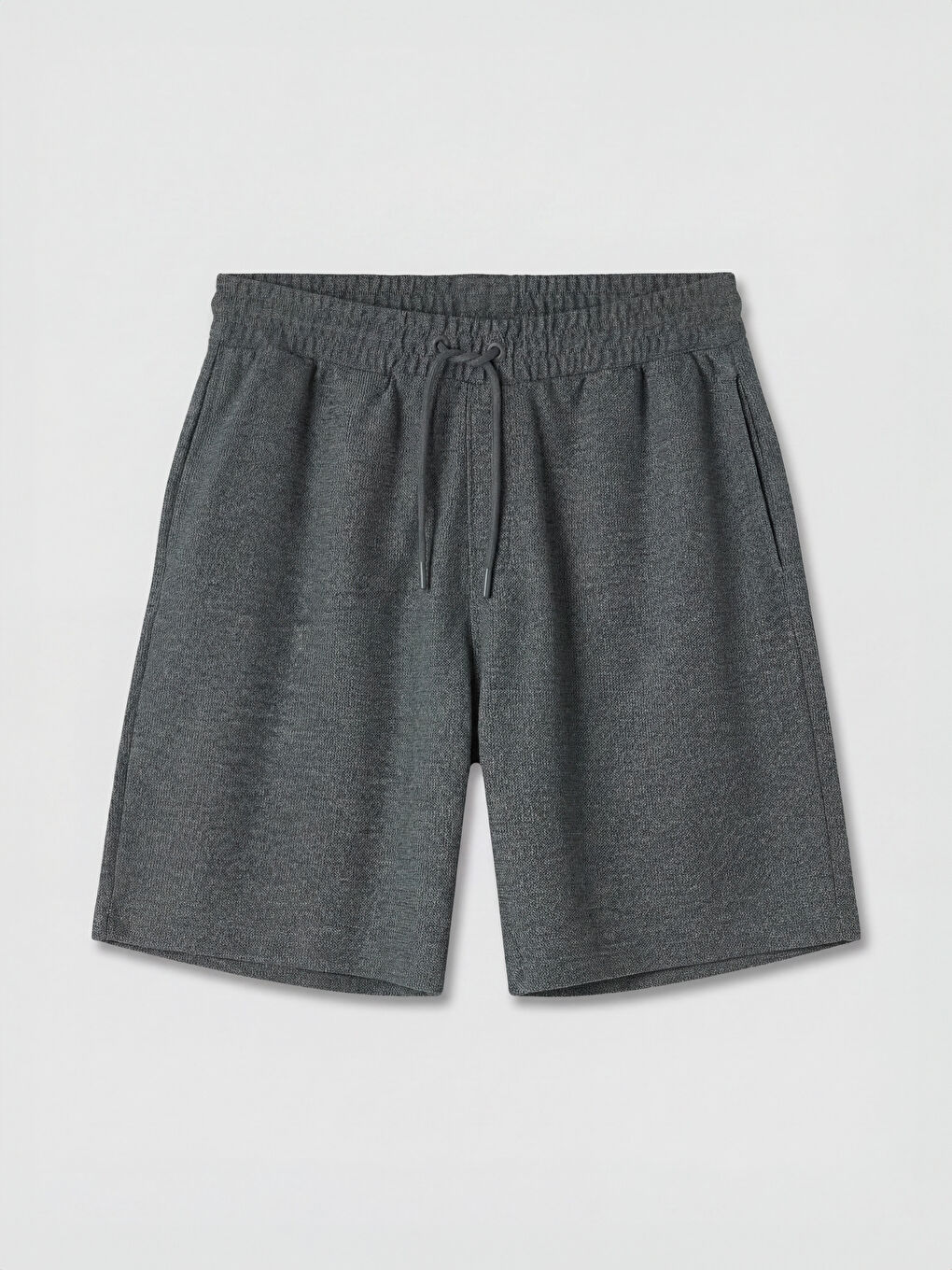 Gri Standart Kalıp Erkek Şort