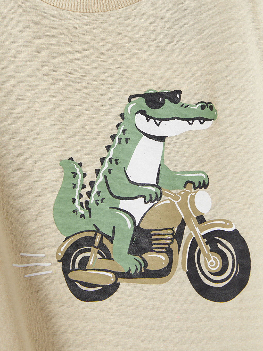 Crew Neck Printed Boys' T-shirt-1