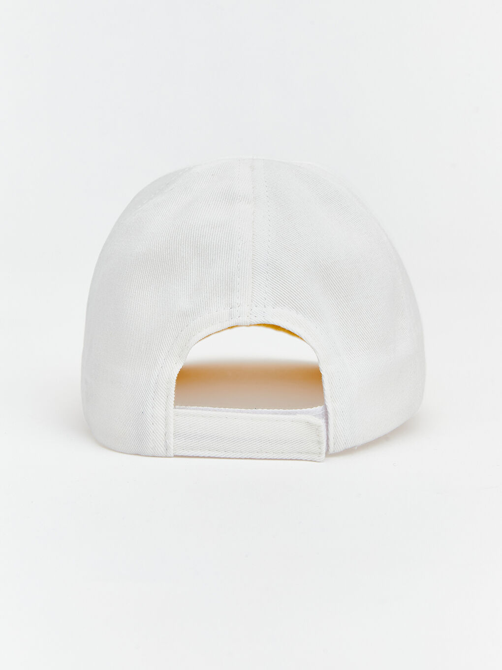 Ekru Baskılı Erkek Bebek Kep Şapka-2