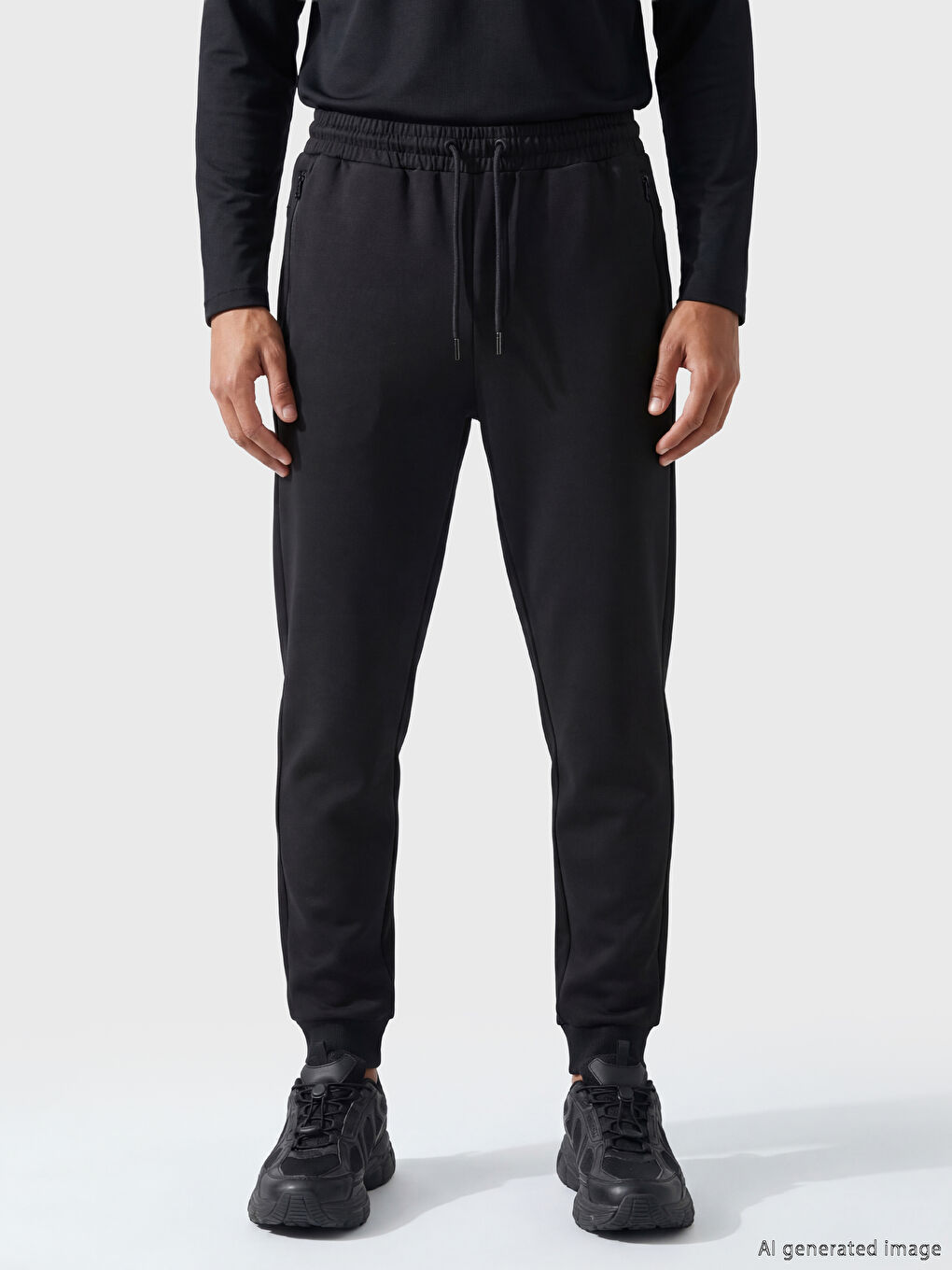 بنطال رياضي رجالي بقصة عادية-1