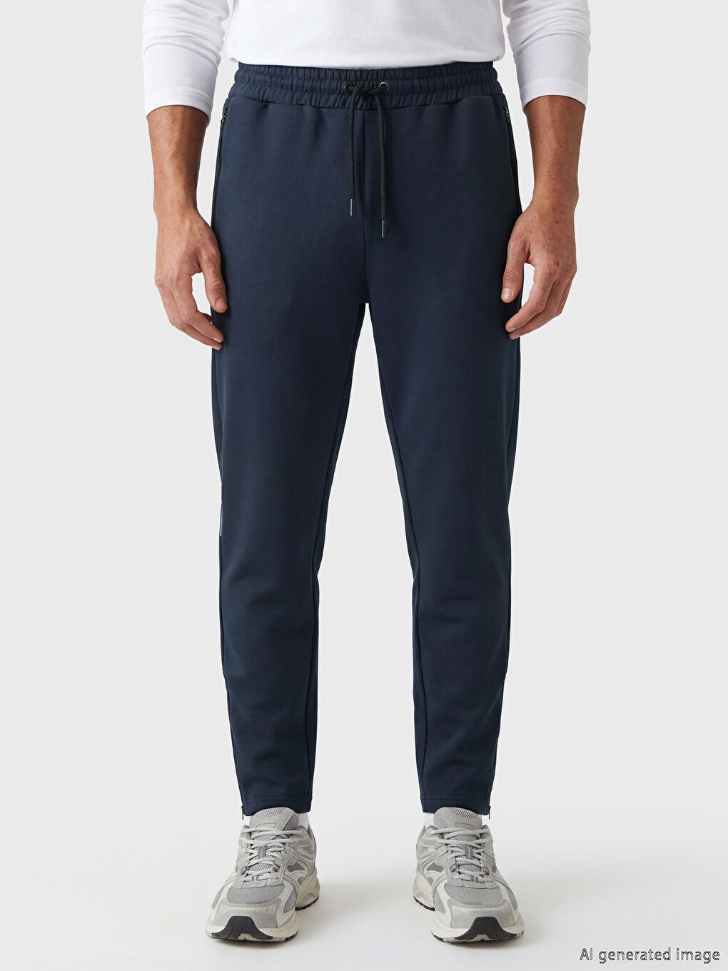 بنطال رياضي رجالي بقصّة عادية-1