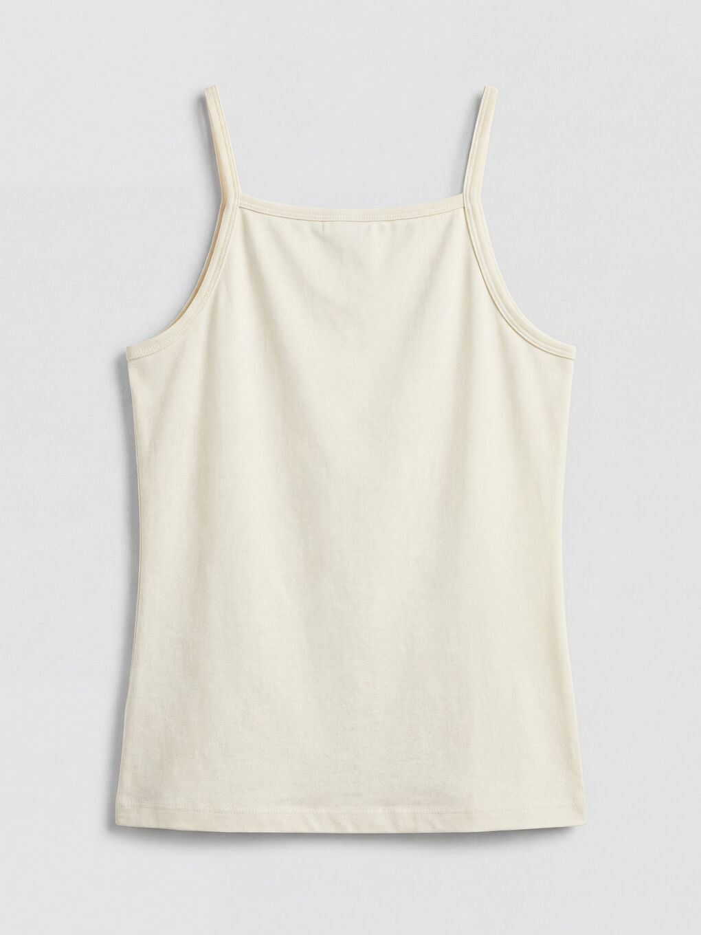 Bej Baskılı İp Askılı Kız Çocuk Atlet-2