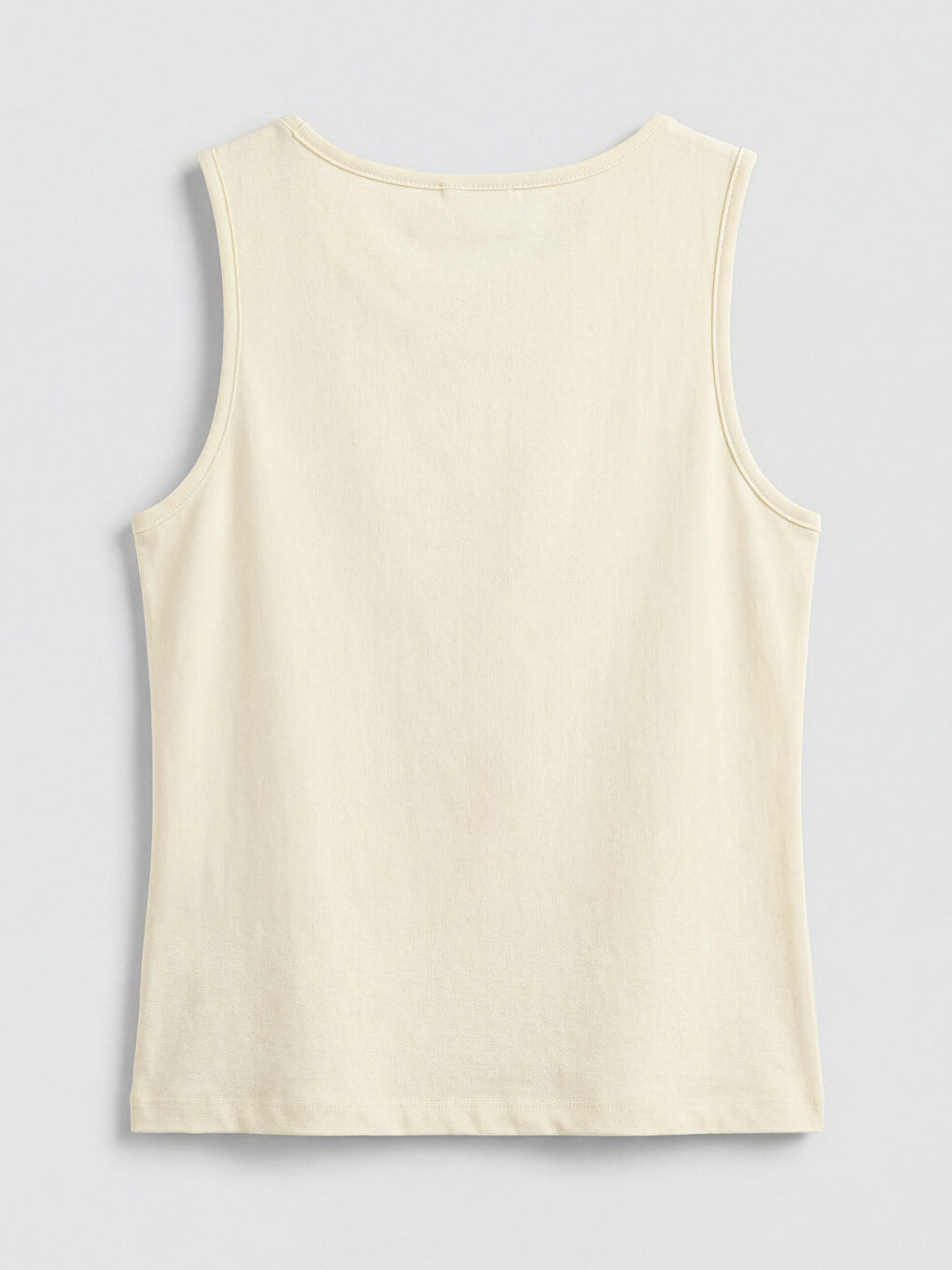 Ekru Bisiklet Yaka Çiçekli Kız Çocuk Atlet 2'li-4