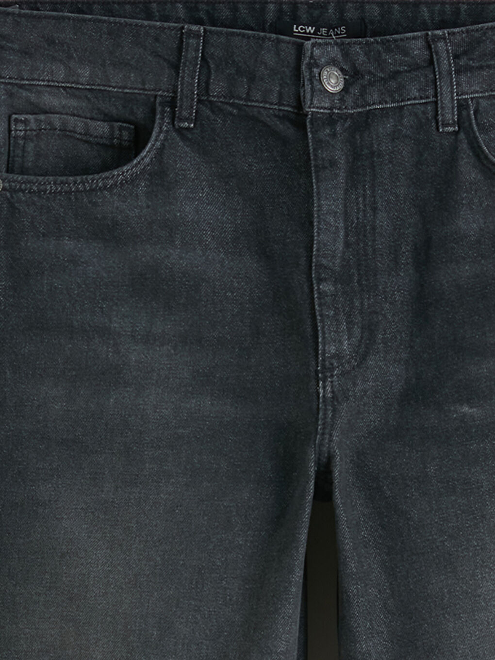 Siyah Slim Fit Kadın Jean Pantolon-2