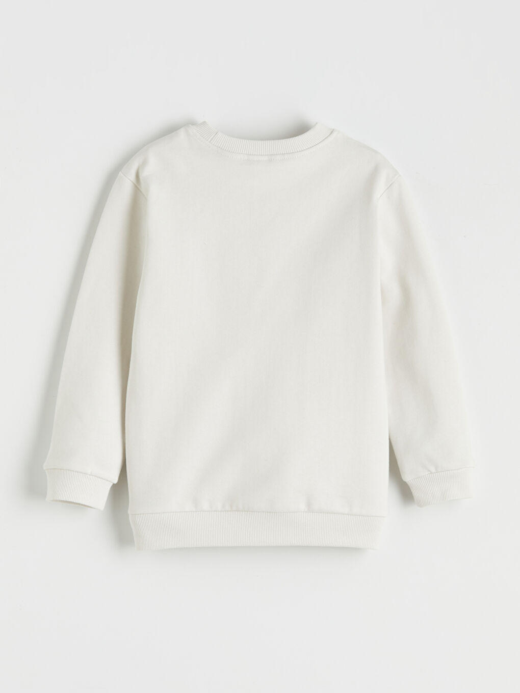 Gri Baskılı Erkek Çocuk Kalın Sweatshirt-1