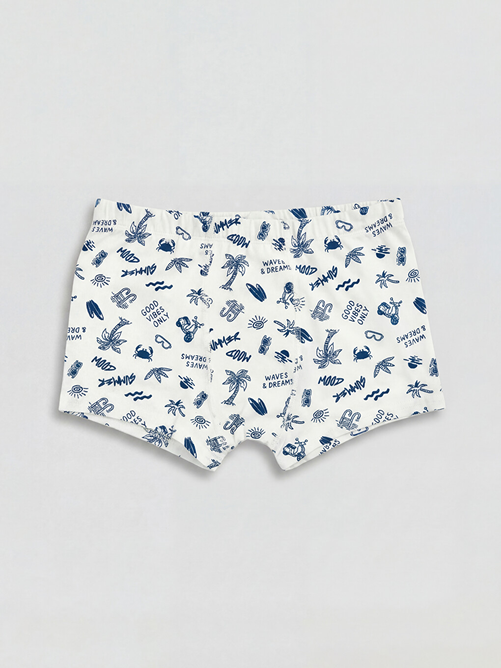 Ekru Erkek Çocuk 3'lü Boxer-1