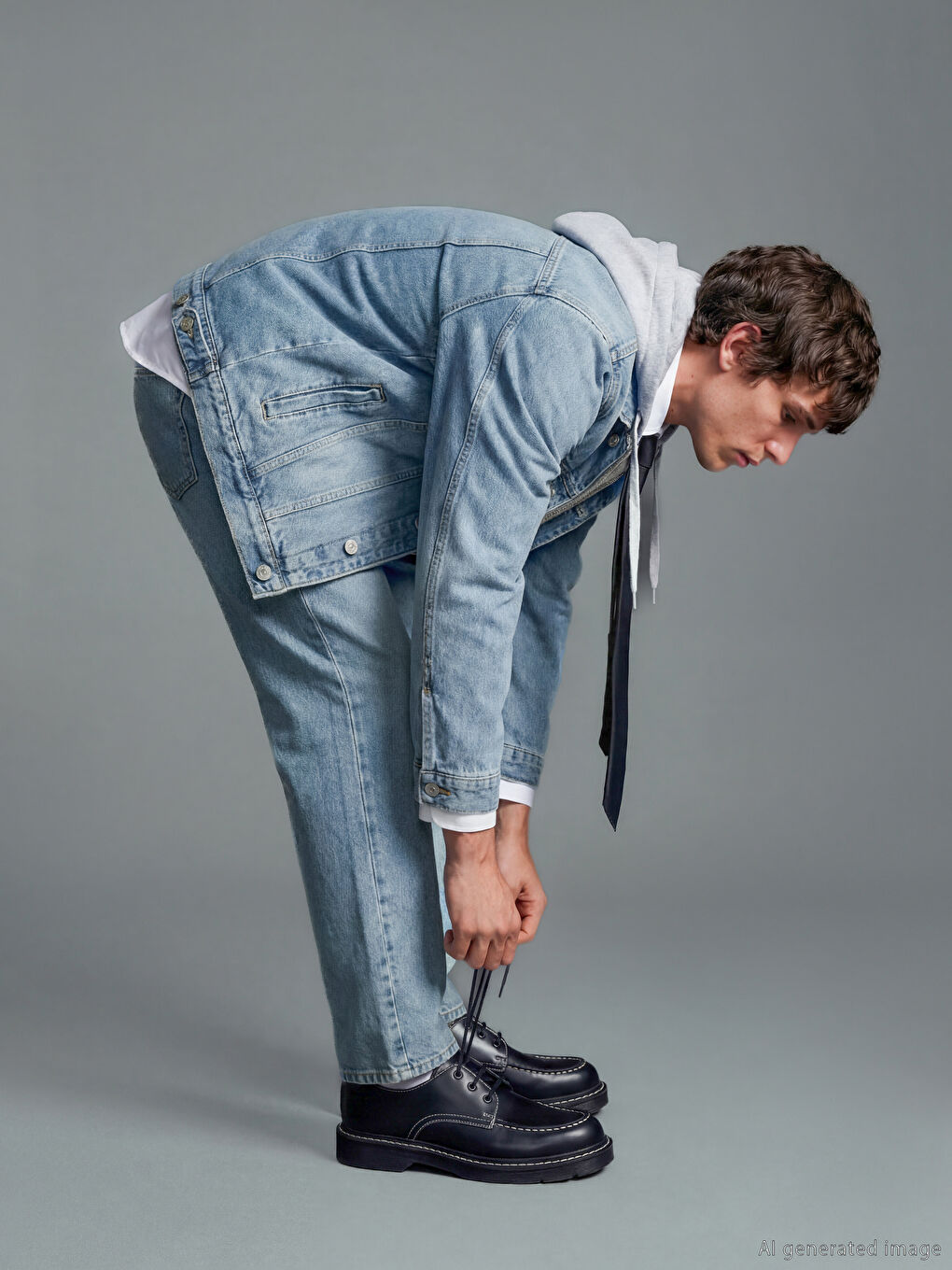 İndigo Straight Fit Erkek Jean Pantolon-2