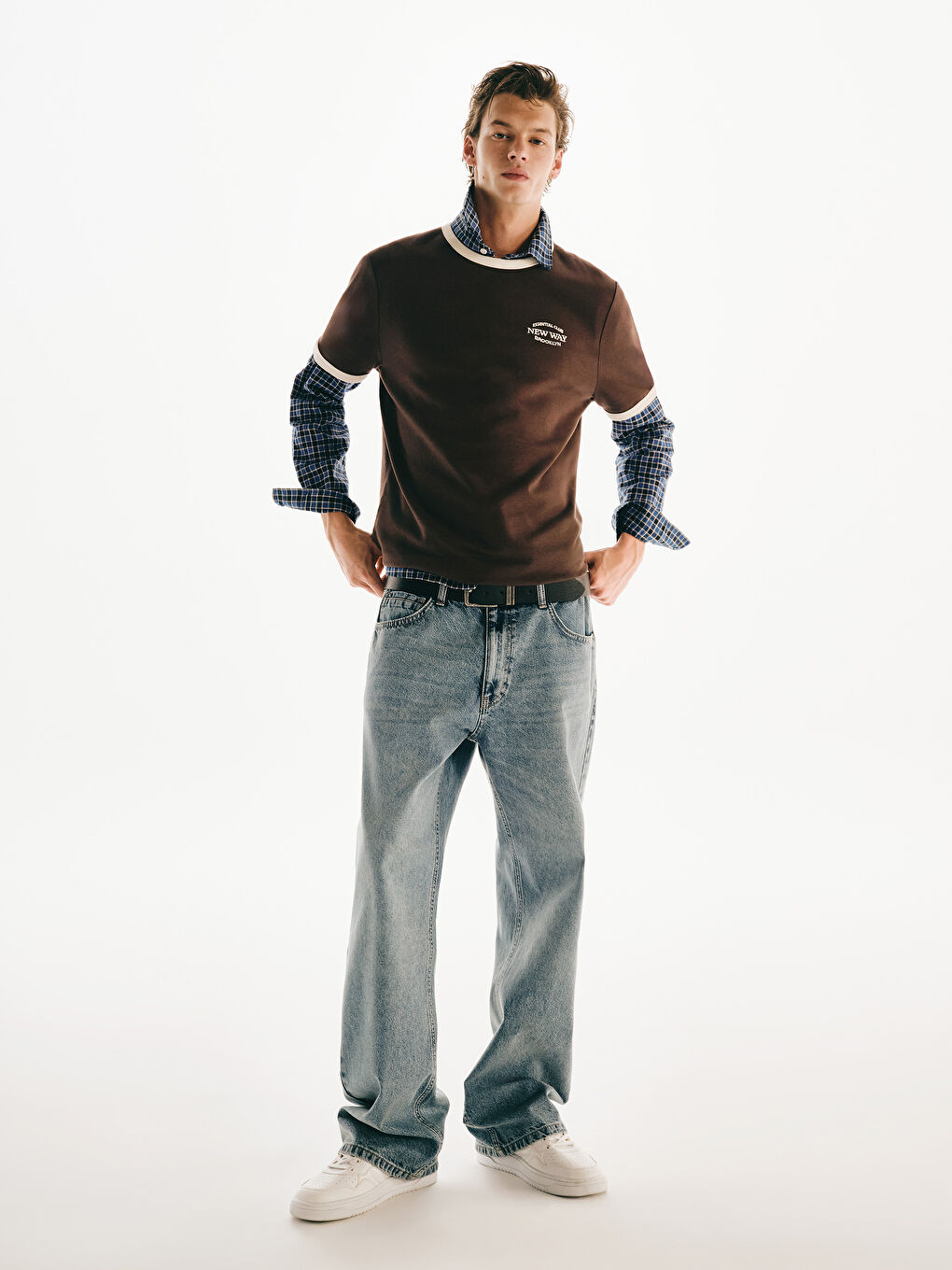 İndigo Flare Erkek Jean Pantolon