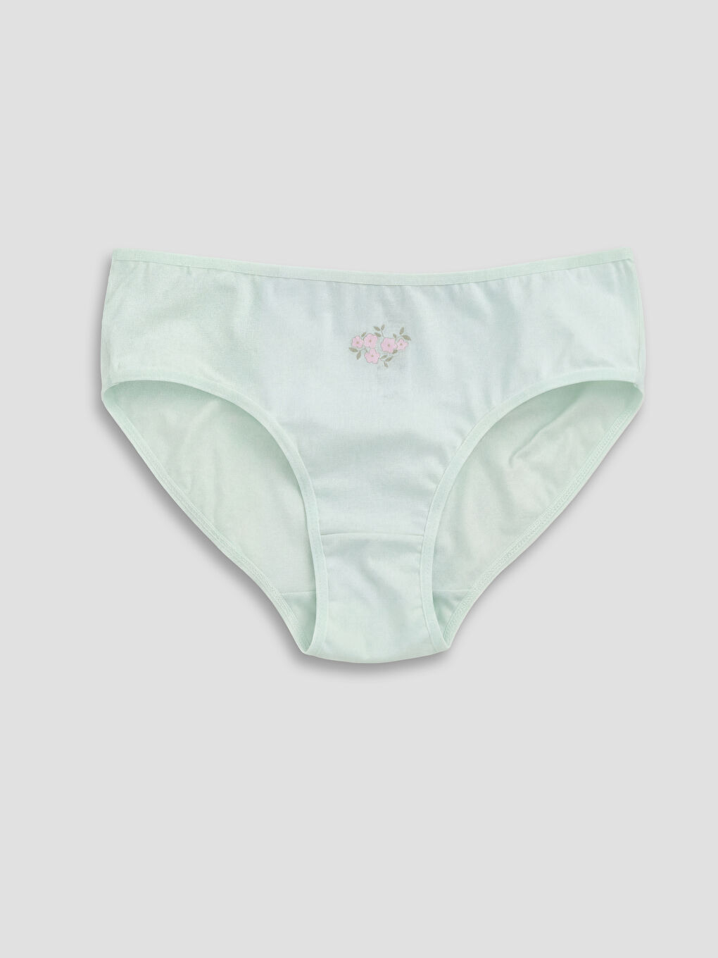 Ekru Desenli Kız Çocuk Külot 3'lü-5