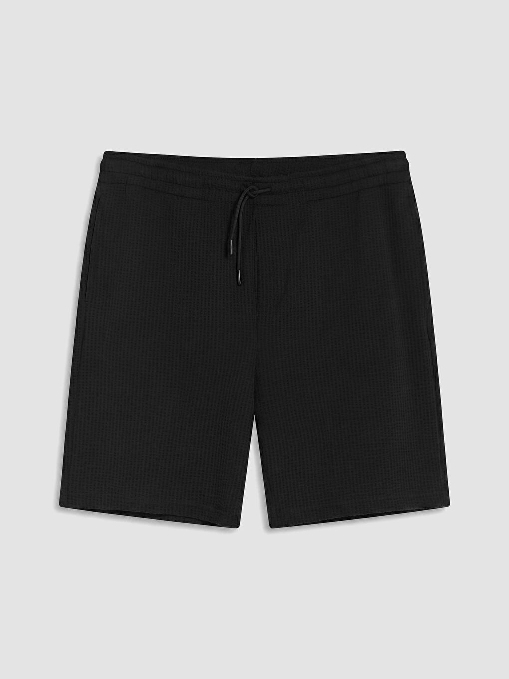 Siyah Regular Fit Erkek Şort
