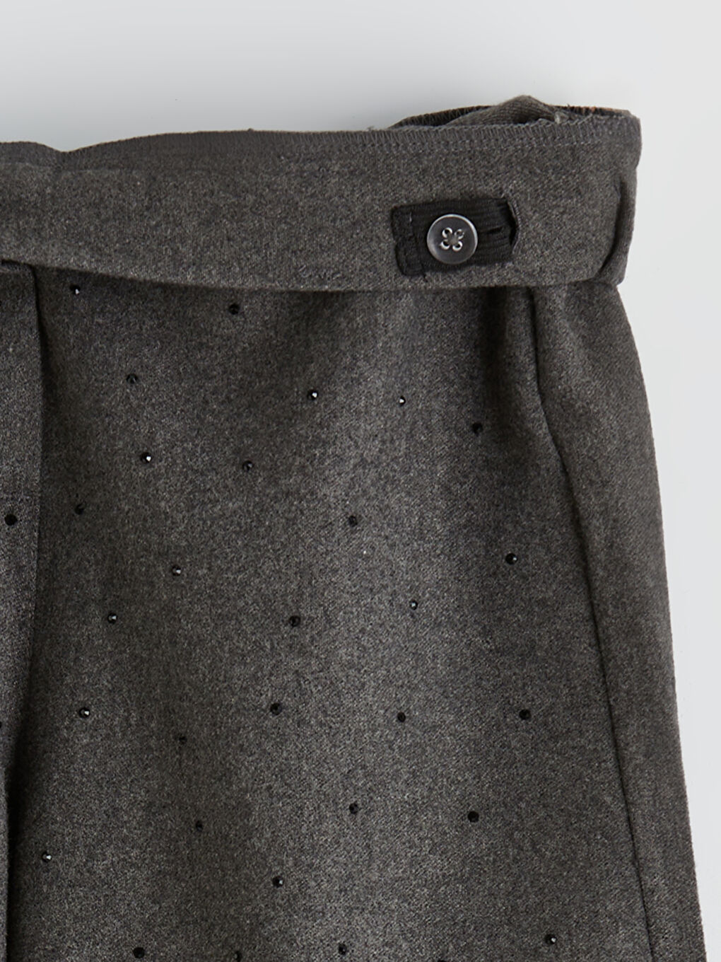 Antrasit Taşlı Kız Çocuk Pantolon-2