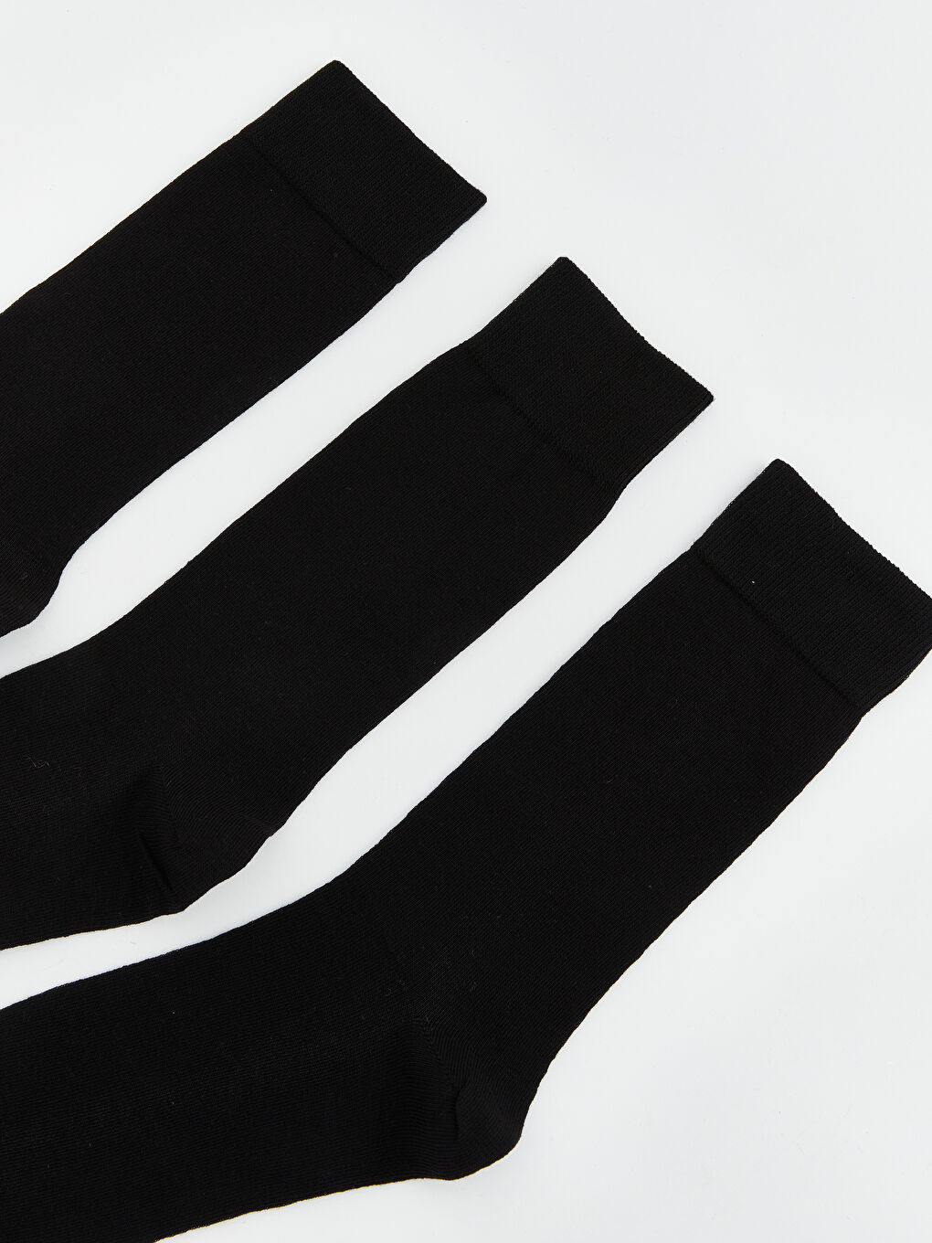 Siyah Erkek Soket Çorap 3'lü-1