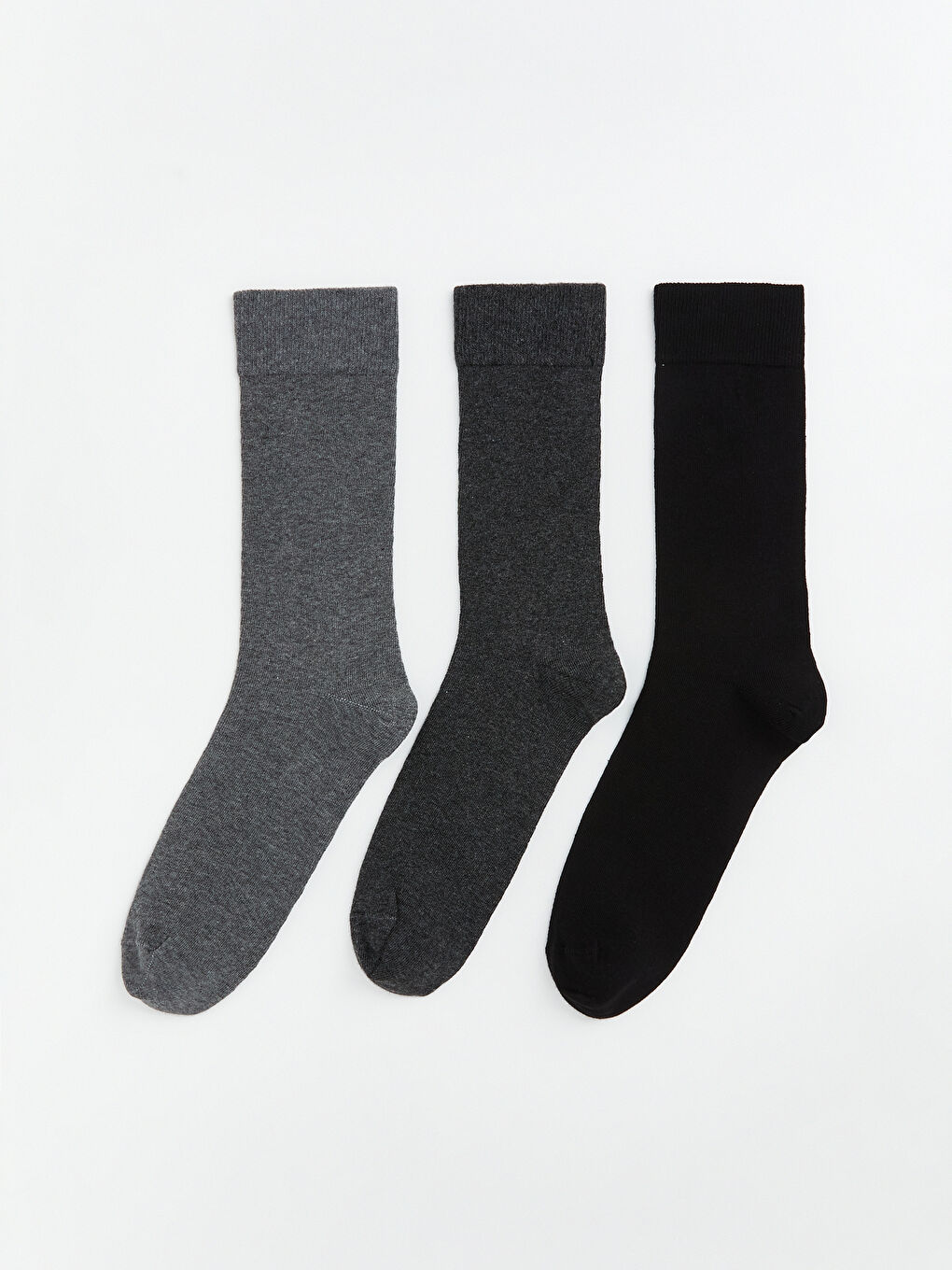 Antrasit Erkek Soket Çorap 3'lü