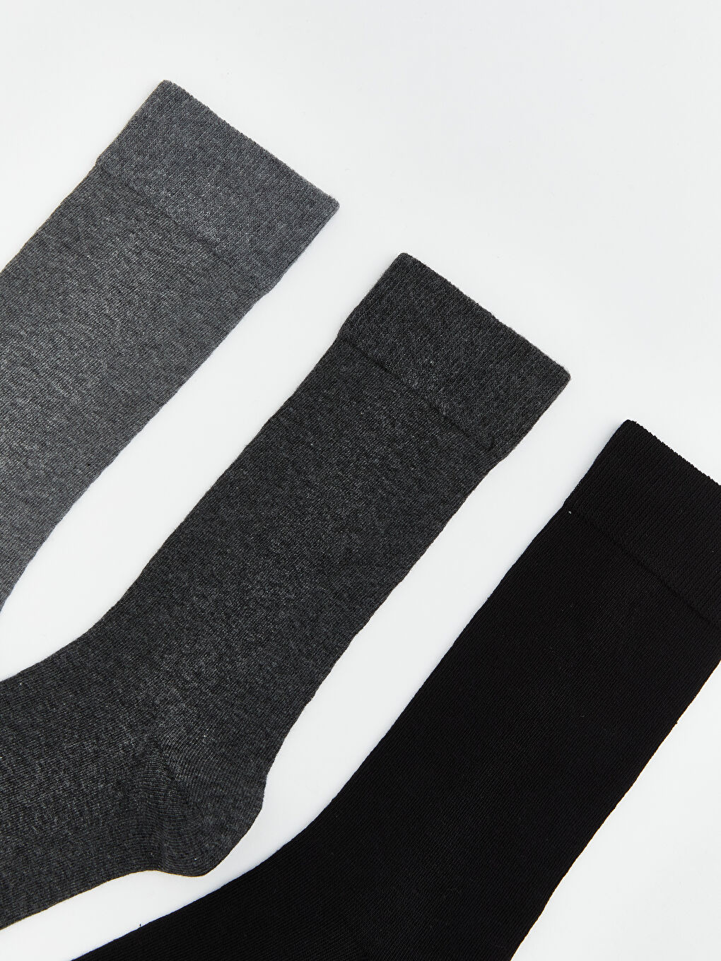 Antrasit Erkek Soket Çorap 3'lü-1