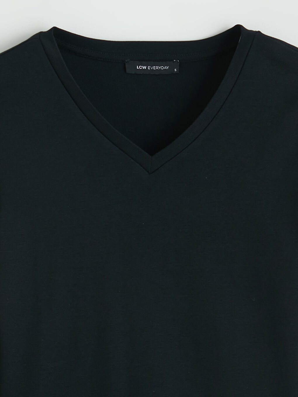 Siyah V Yaka Kadın Body-6