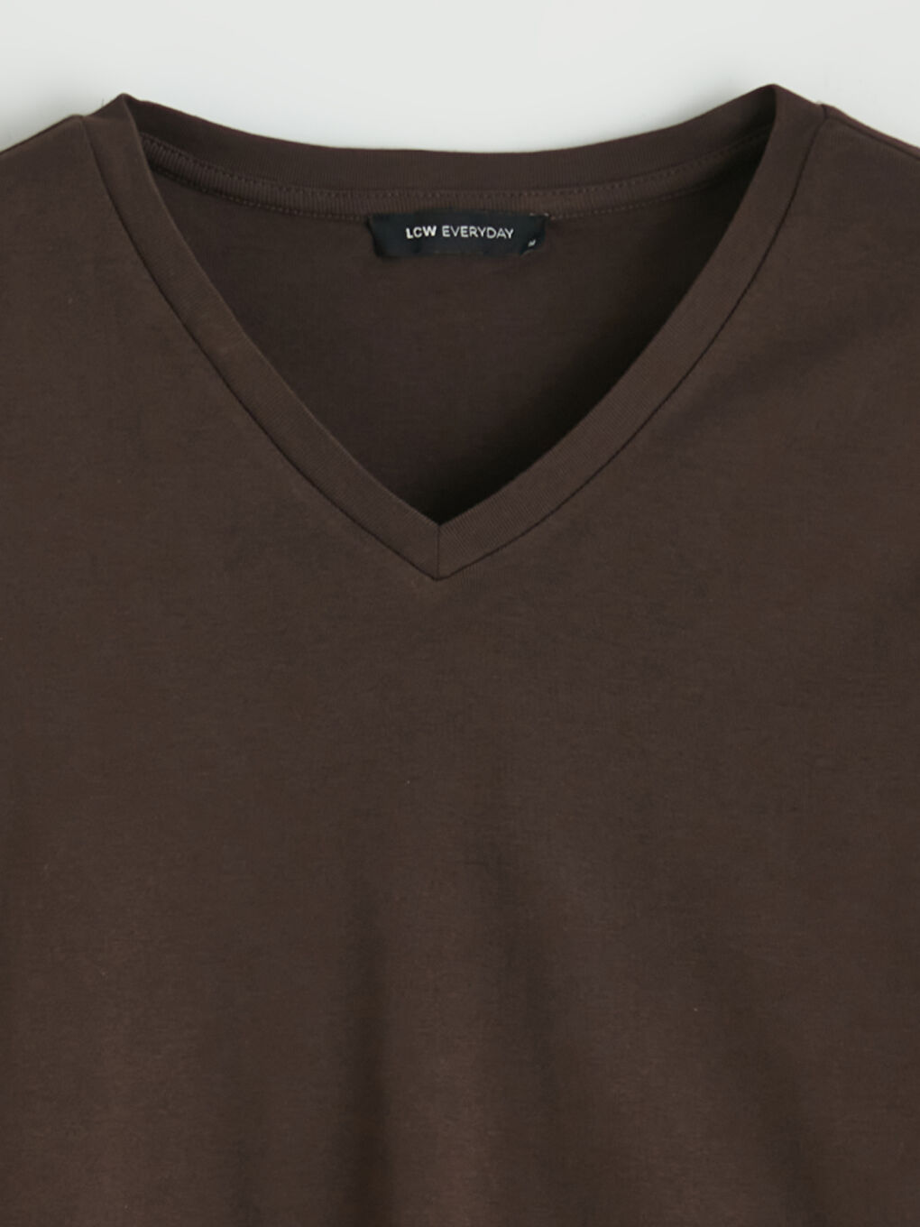 Kahverengi V Yaka Kadın Body-5