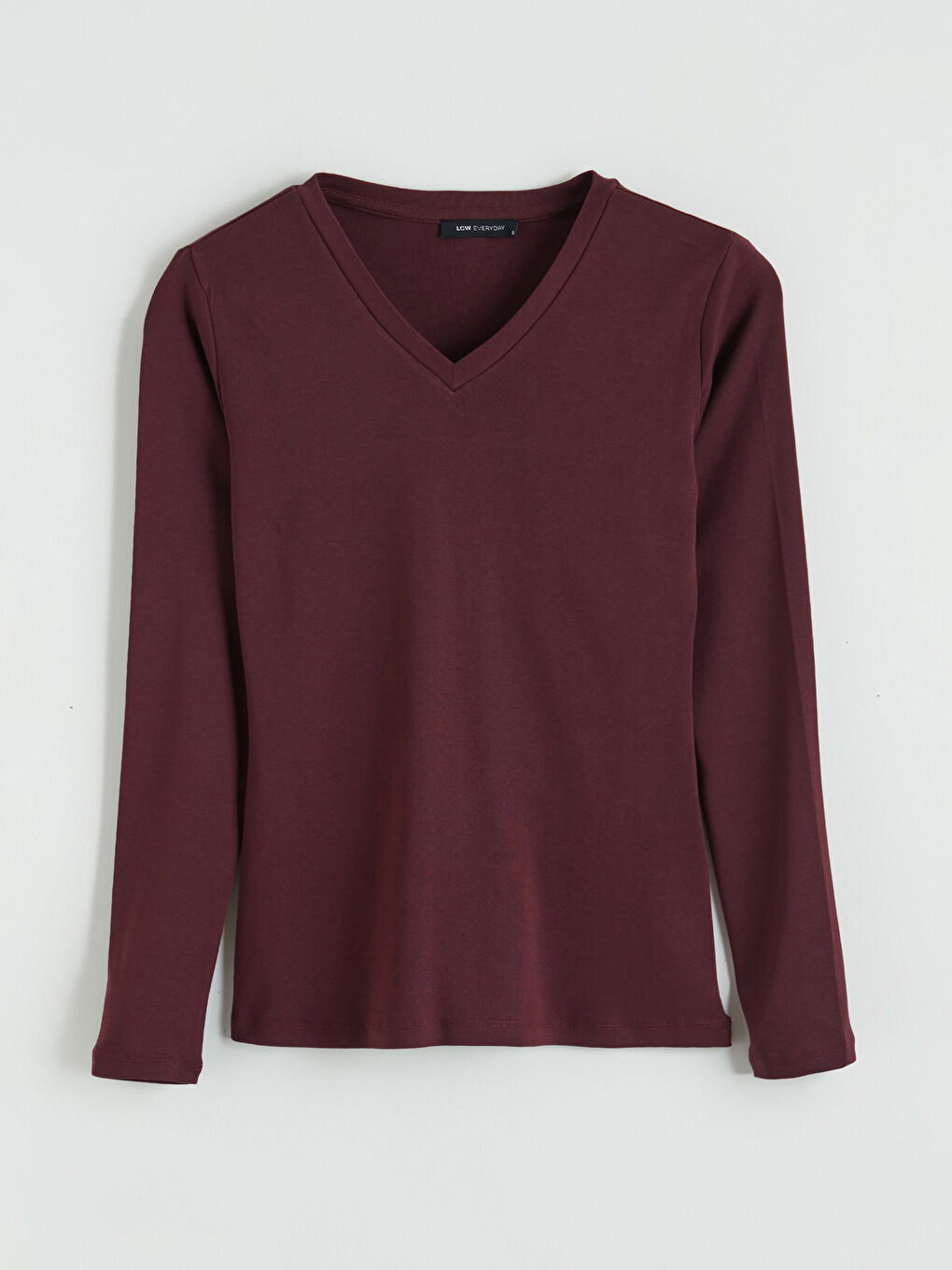 Mürdüm V Yaka Kadın Body-5