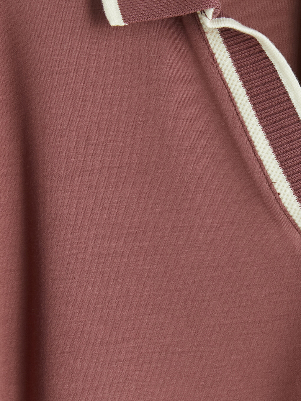 Pembe Polo Yaka Soft Touch Kadın Tişört-2