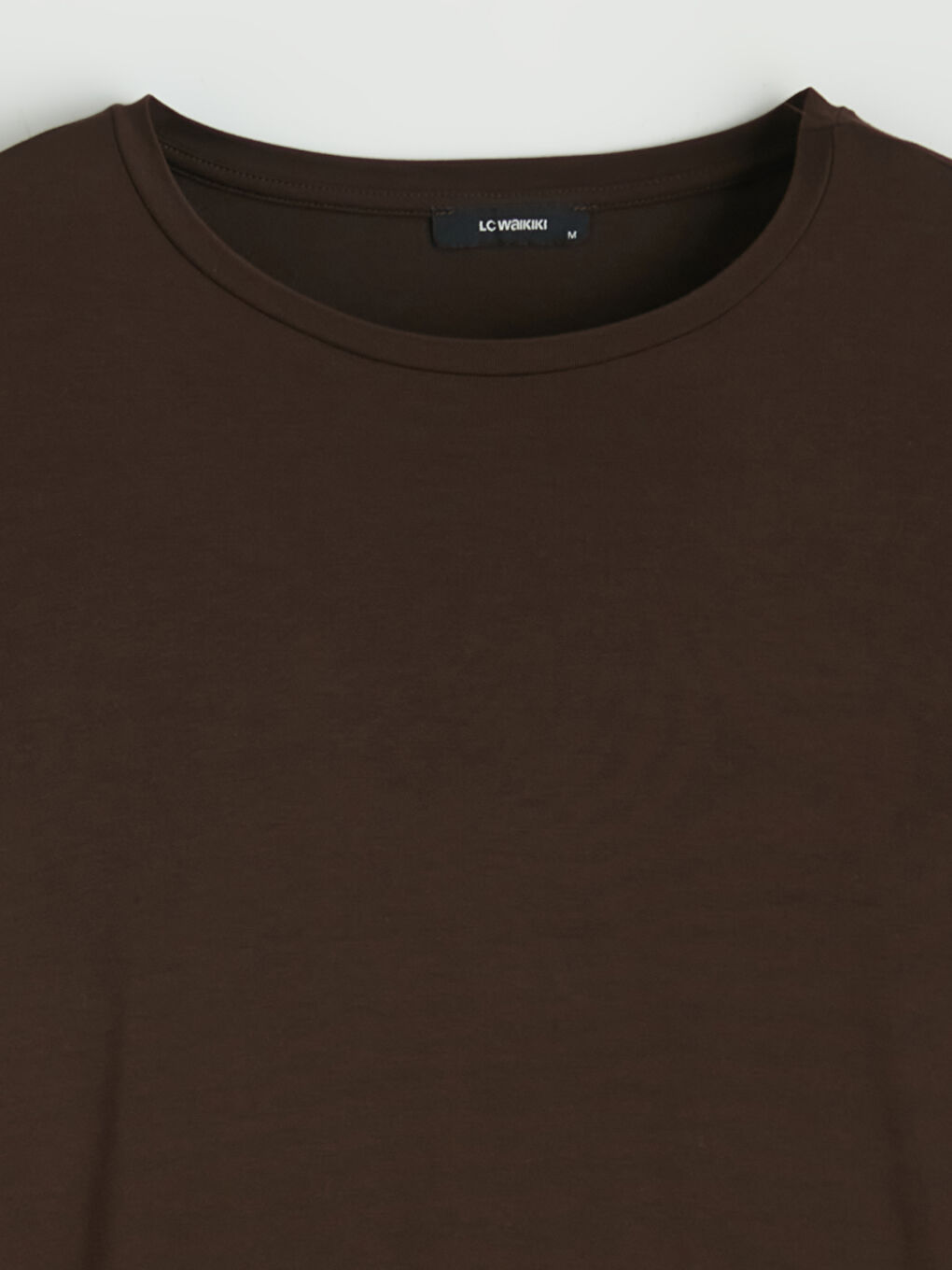 Kahverengi Bisiklet Yaka Balon Kollu Oversize Bluz-5