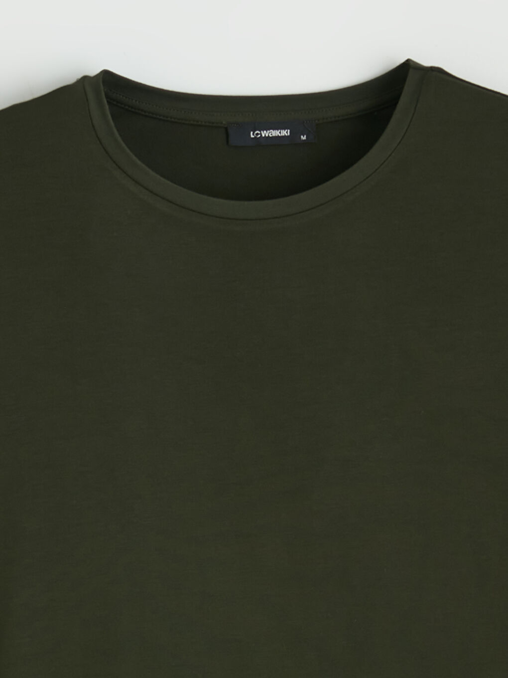 Yeşil Bisiklet Yaka Balon Kollu Oversize Bluz-1