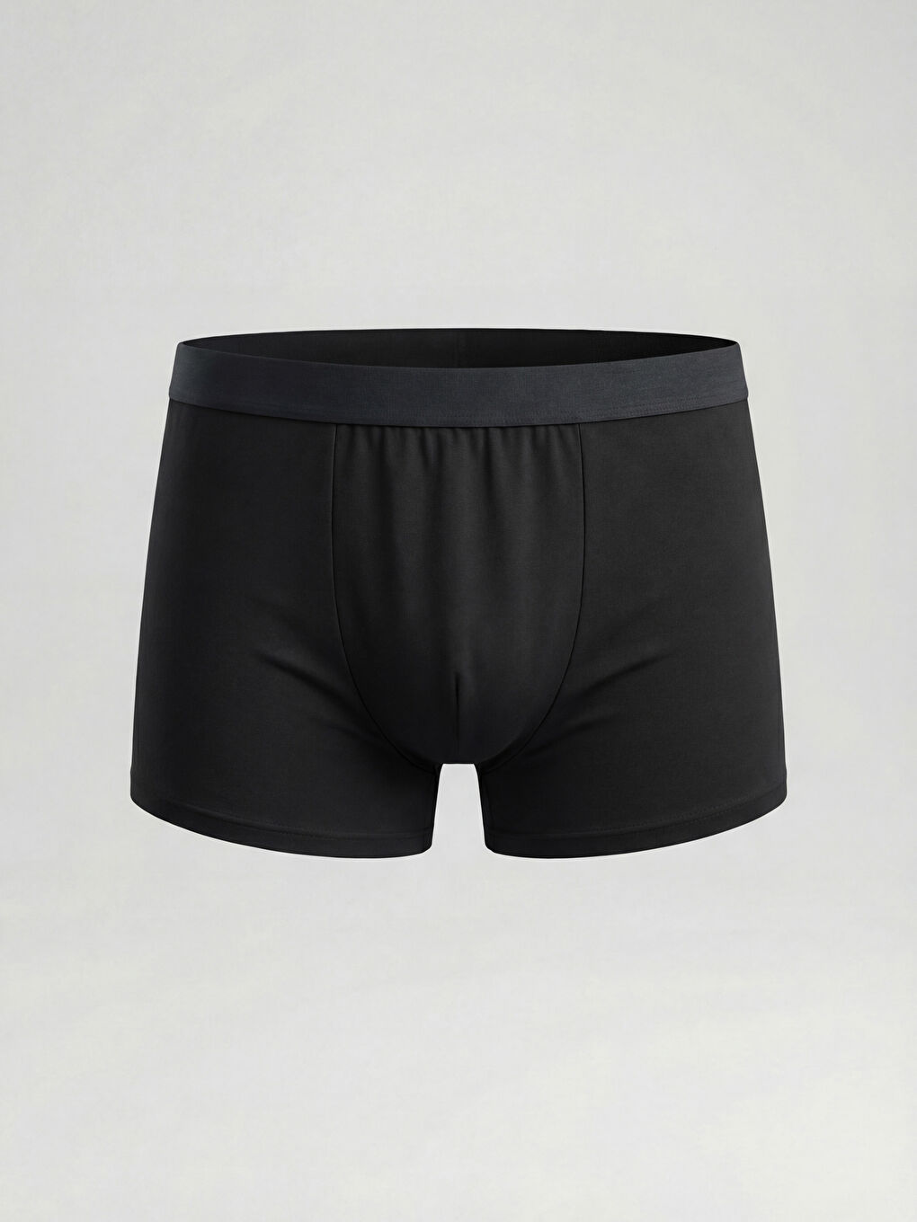 Siyah Kolay Giyilebilir Loose Fit Erkek Boxer 3'lü -1