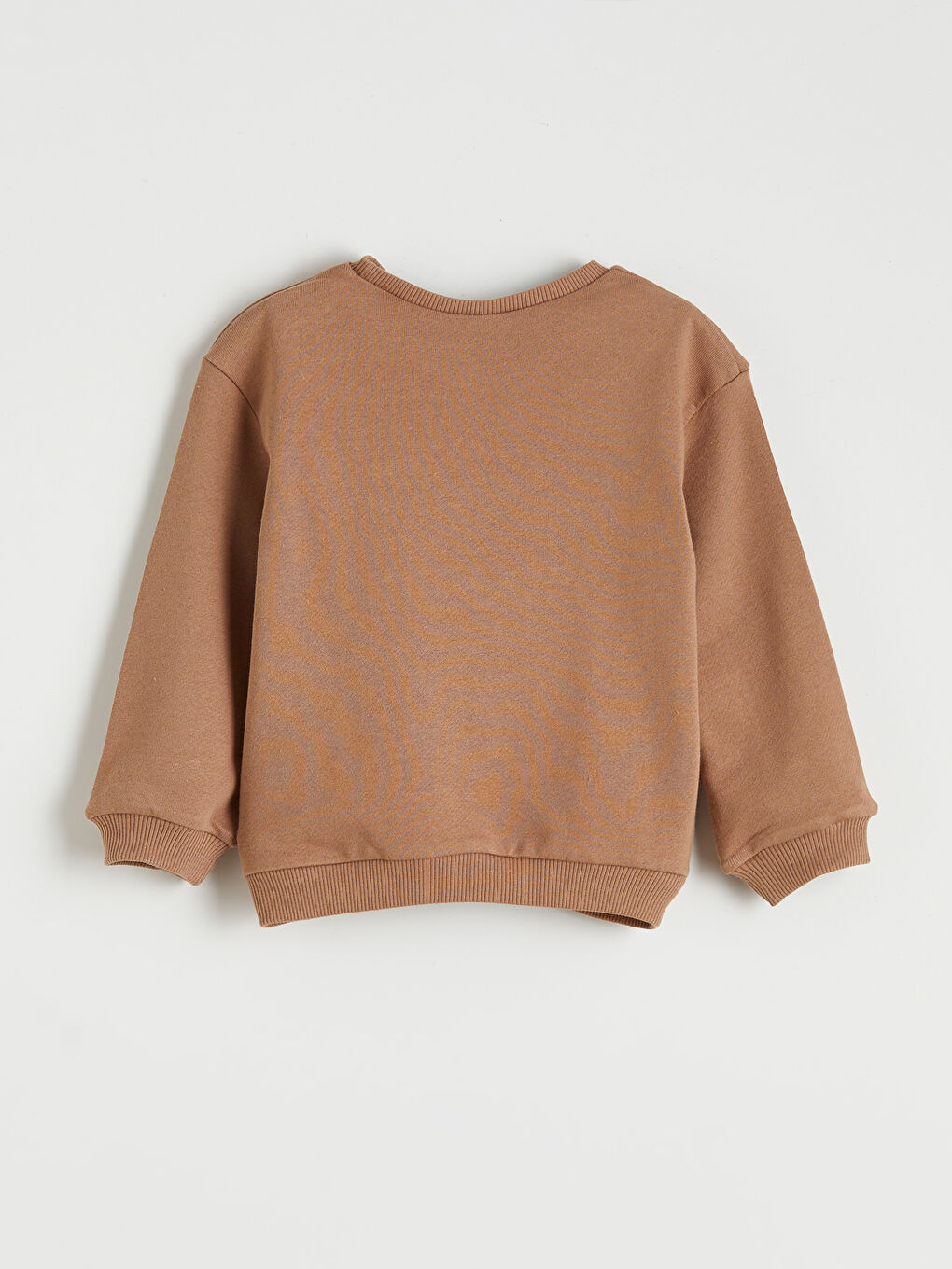 Kahverengi Baskılı Erkek Bebek Sweatshirt-1