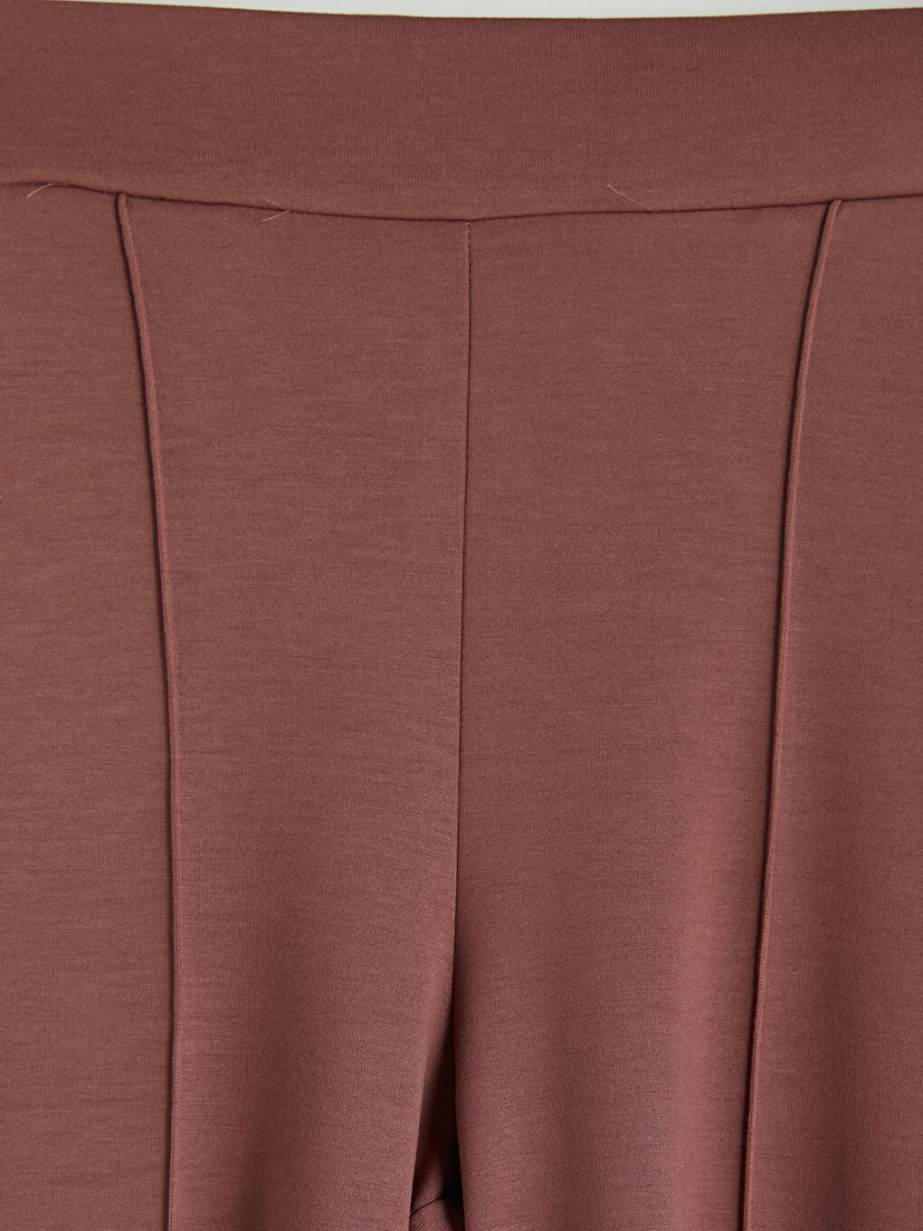 Pembe Beli Lastikli Soft Touch Kadın Eşofman Altı-2