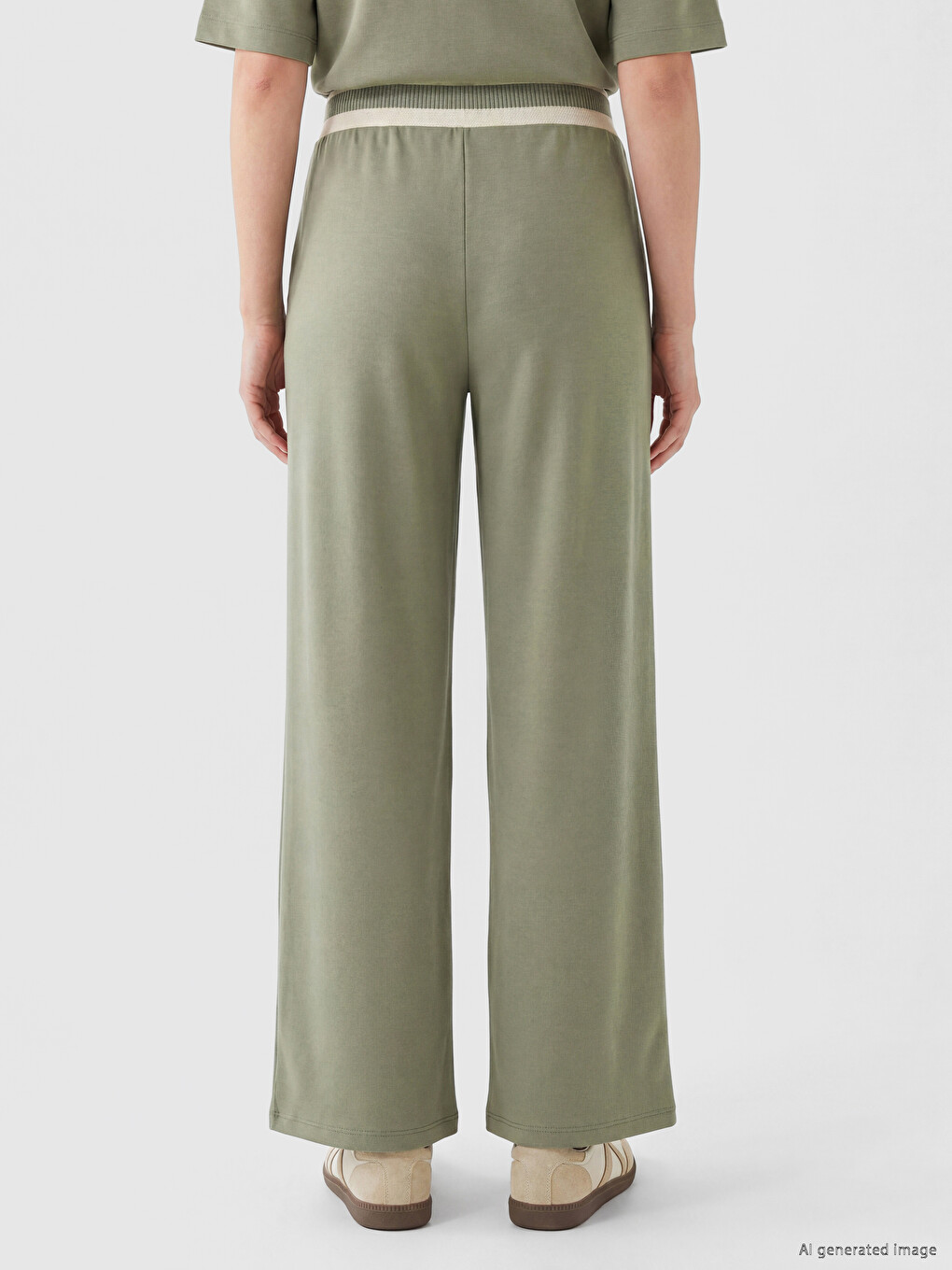 Elastic Waist Soft Touch Women's Sweatpants-3