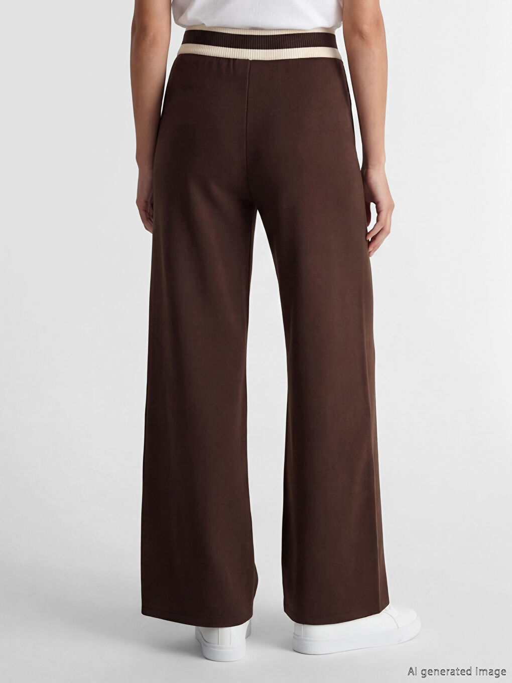 Серпімді белдікті жұмсақ жанасымды әйелдерге арналған спорт шалбары-2