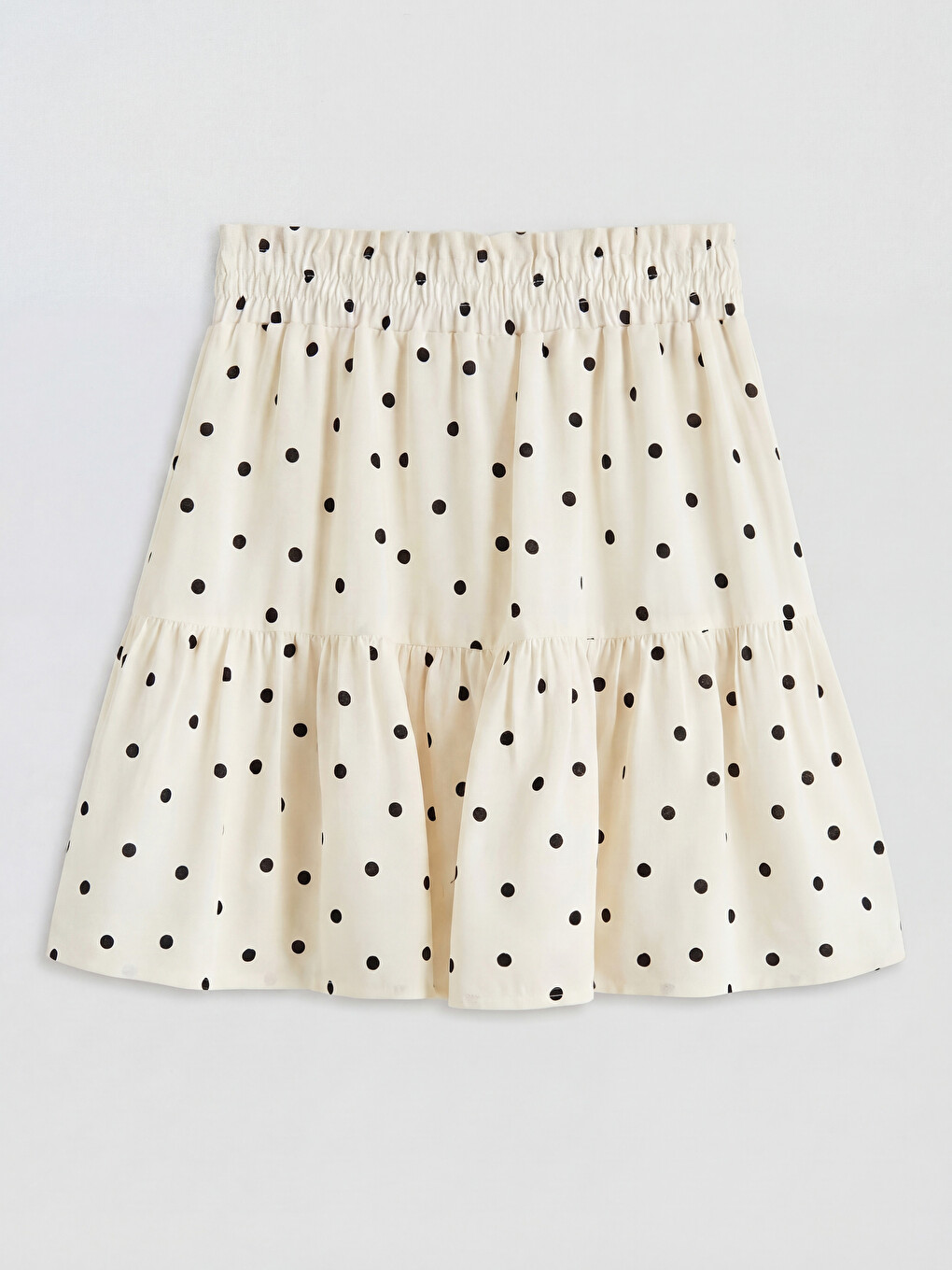 Elastischer Bund Mädchen Polka-Dot-Skort-1