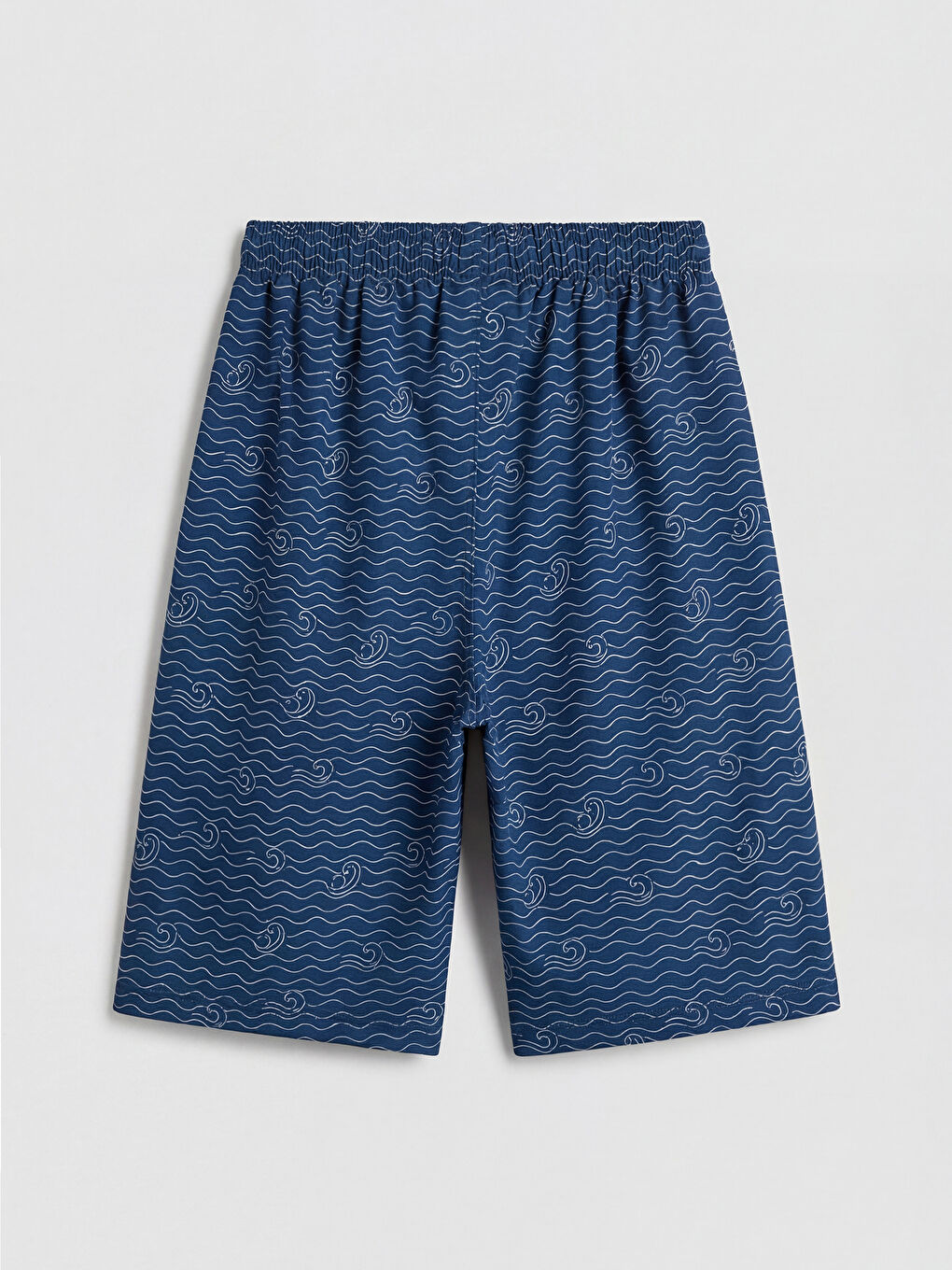 طقم بيجامة قصيرة بياقة دائرية للأولاد-4