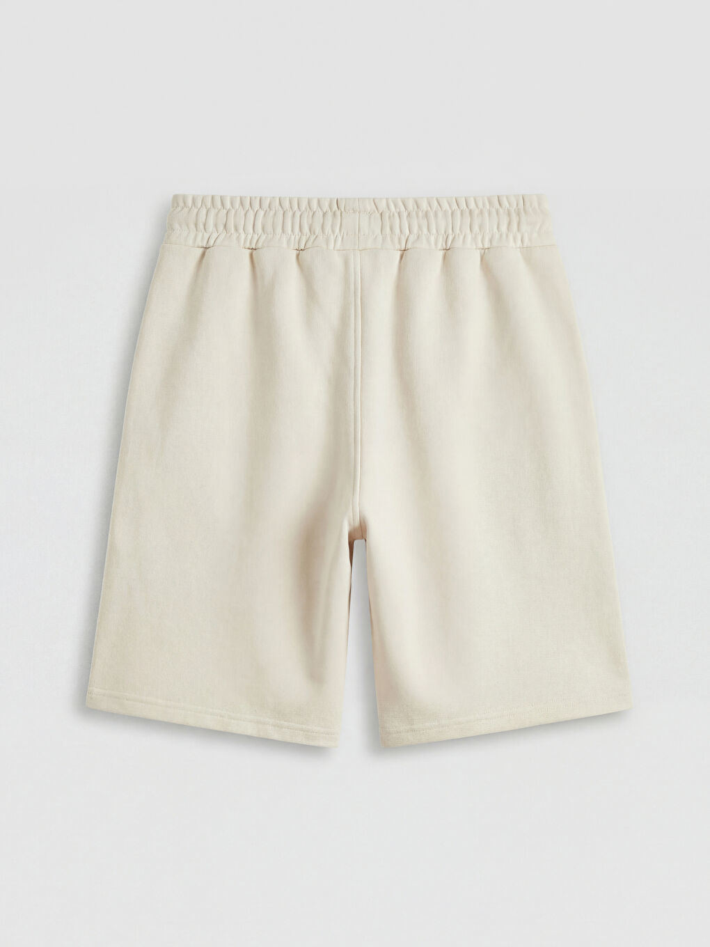 Bej Rahat Kalıp Erkek Şort-1