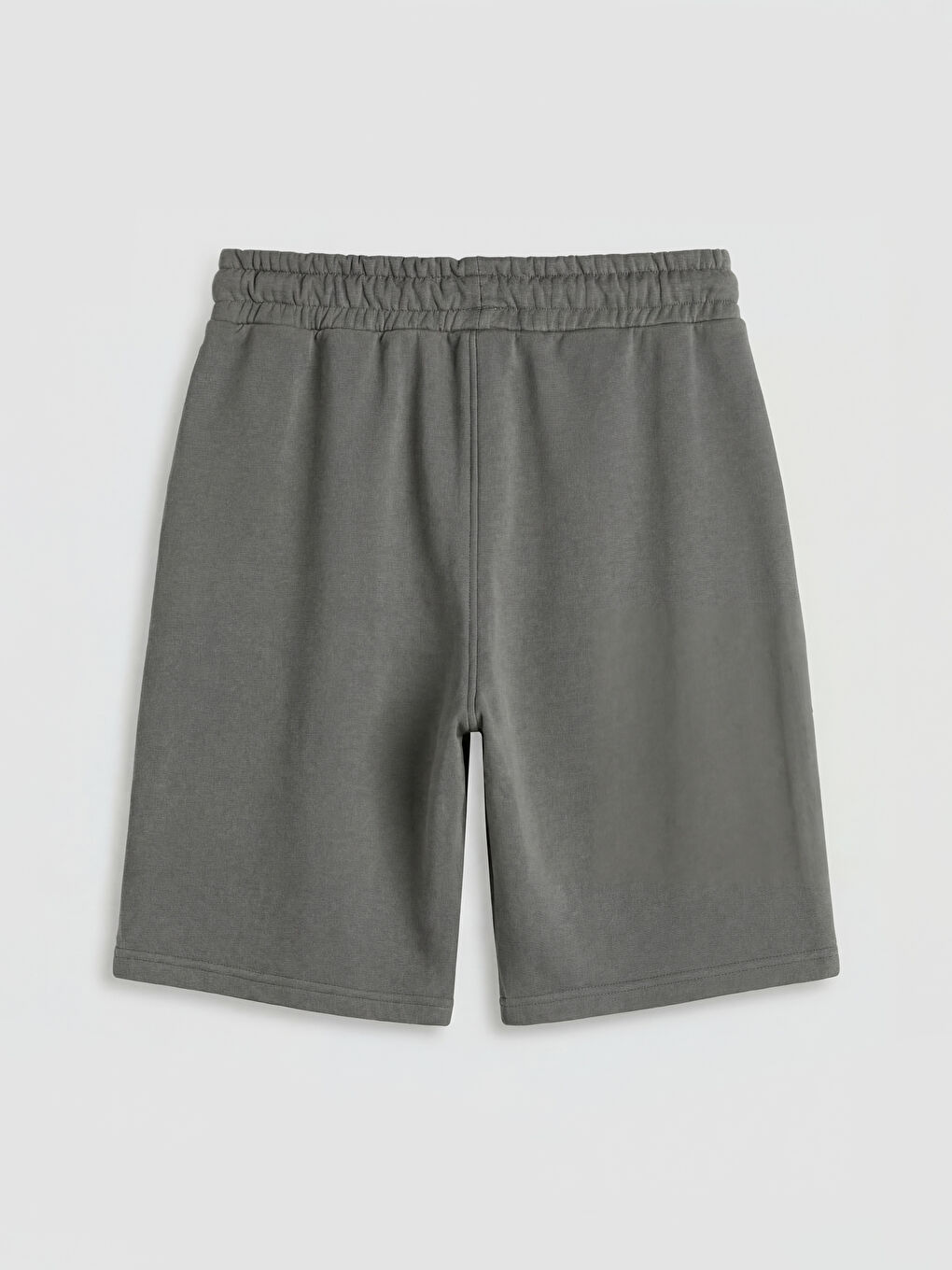 Gri Rahat Kalıp Erkek Şort-1