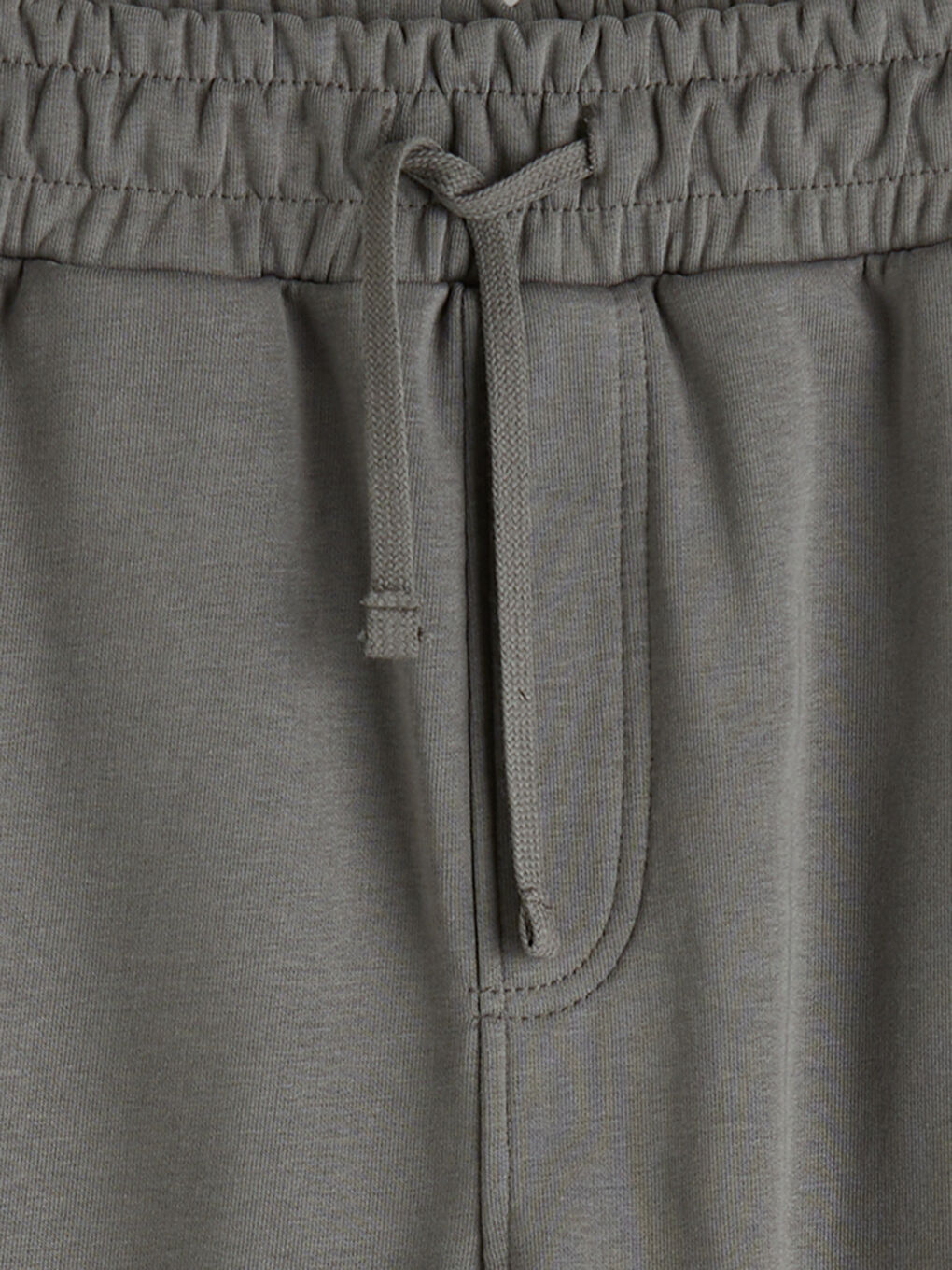 Gri Rahat Kalıp Erkek Şort-2