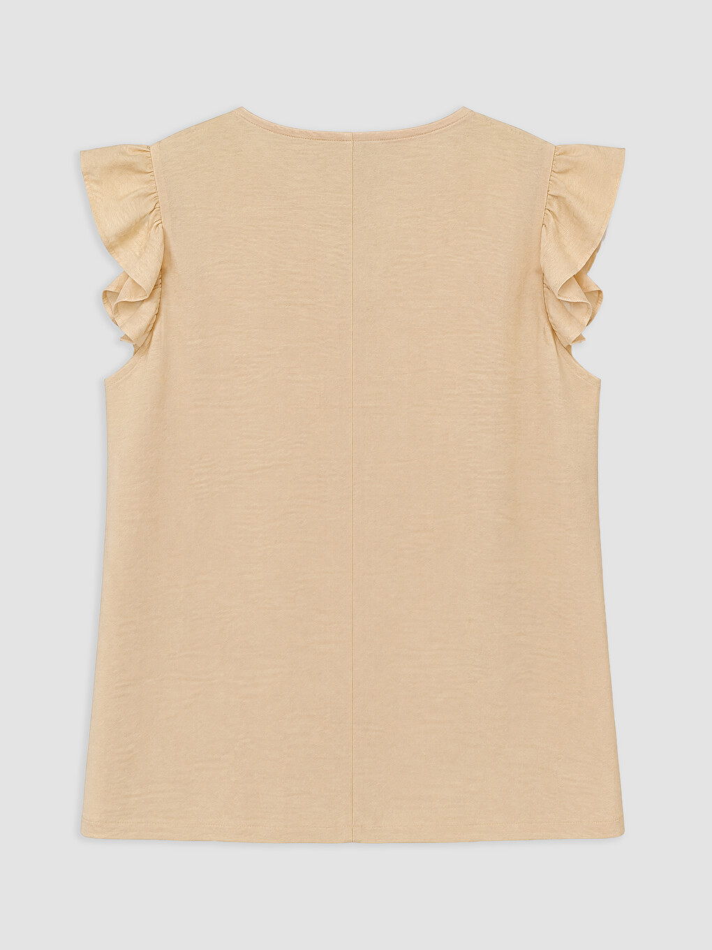 V Neck Frilled Blouse-1