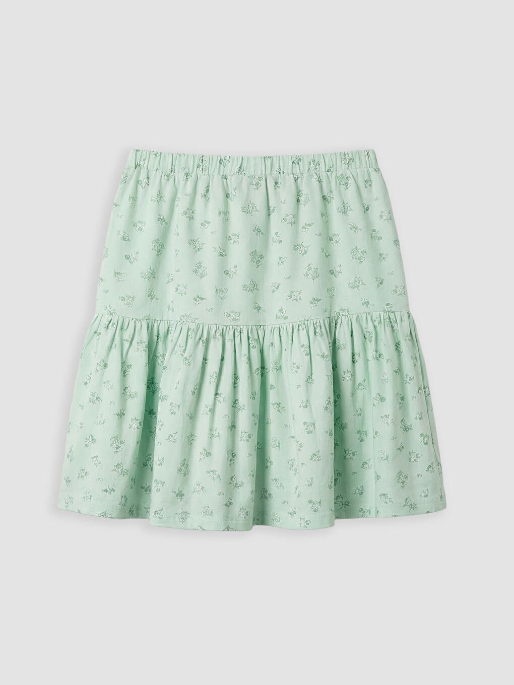 Kız Çocuk Çiçekli Etek-1