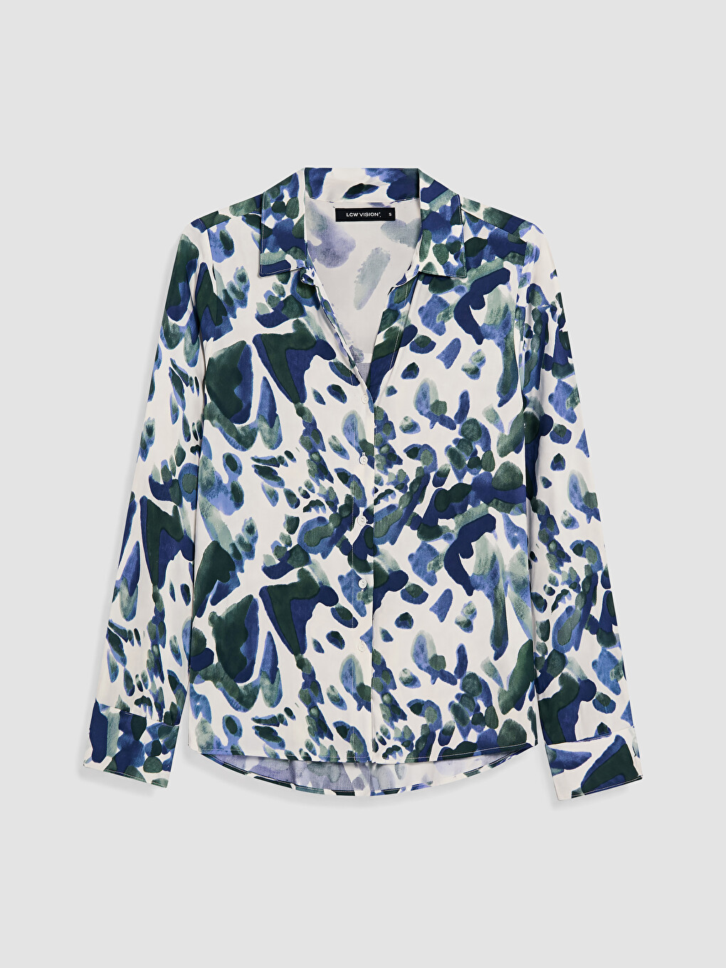 Woman Blue Shirt-4