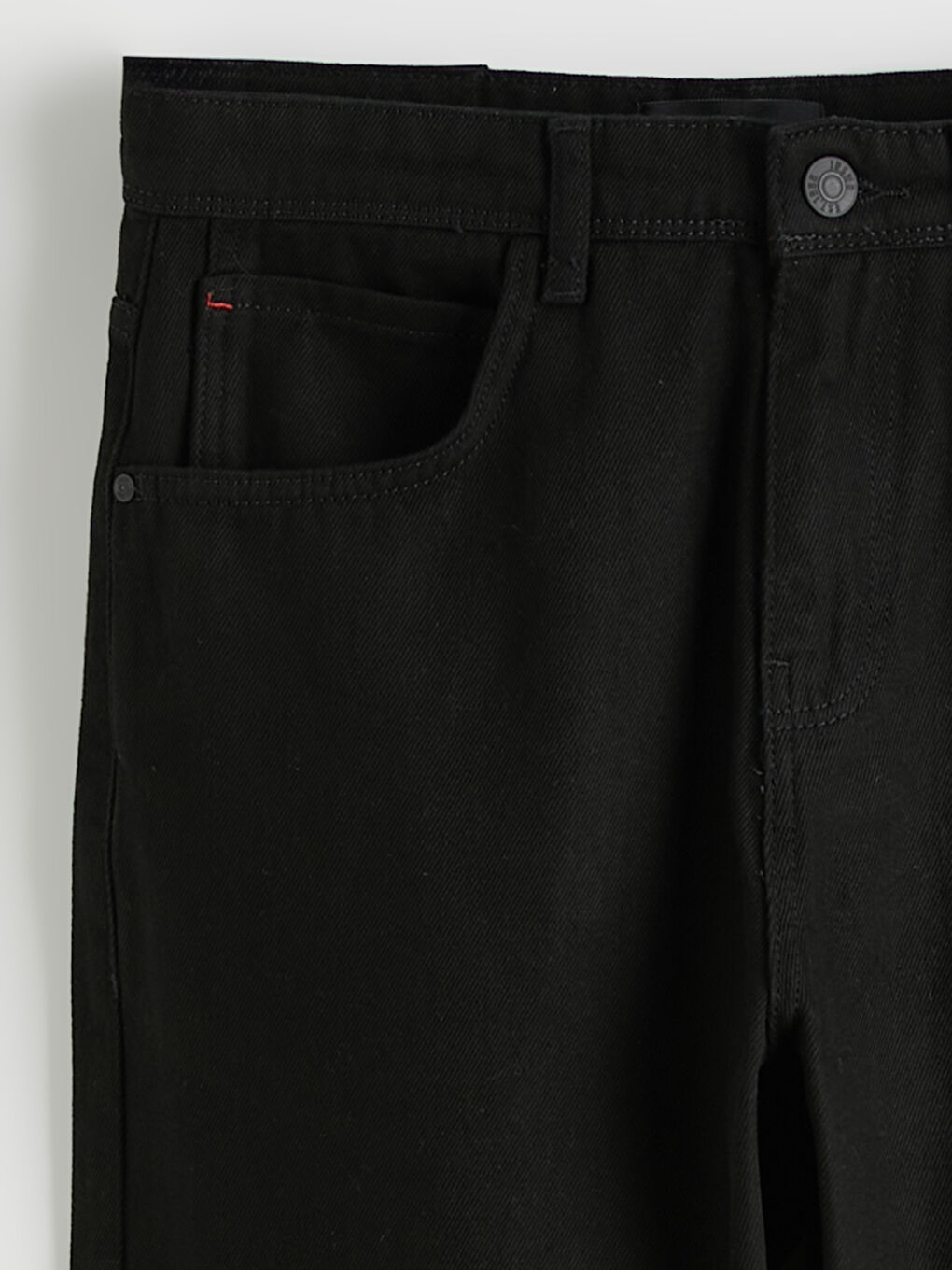 Siyah  745 Baggy Fit Erkek Jean Pantolon-6