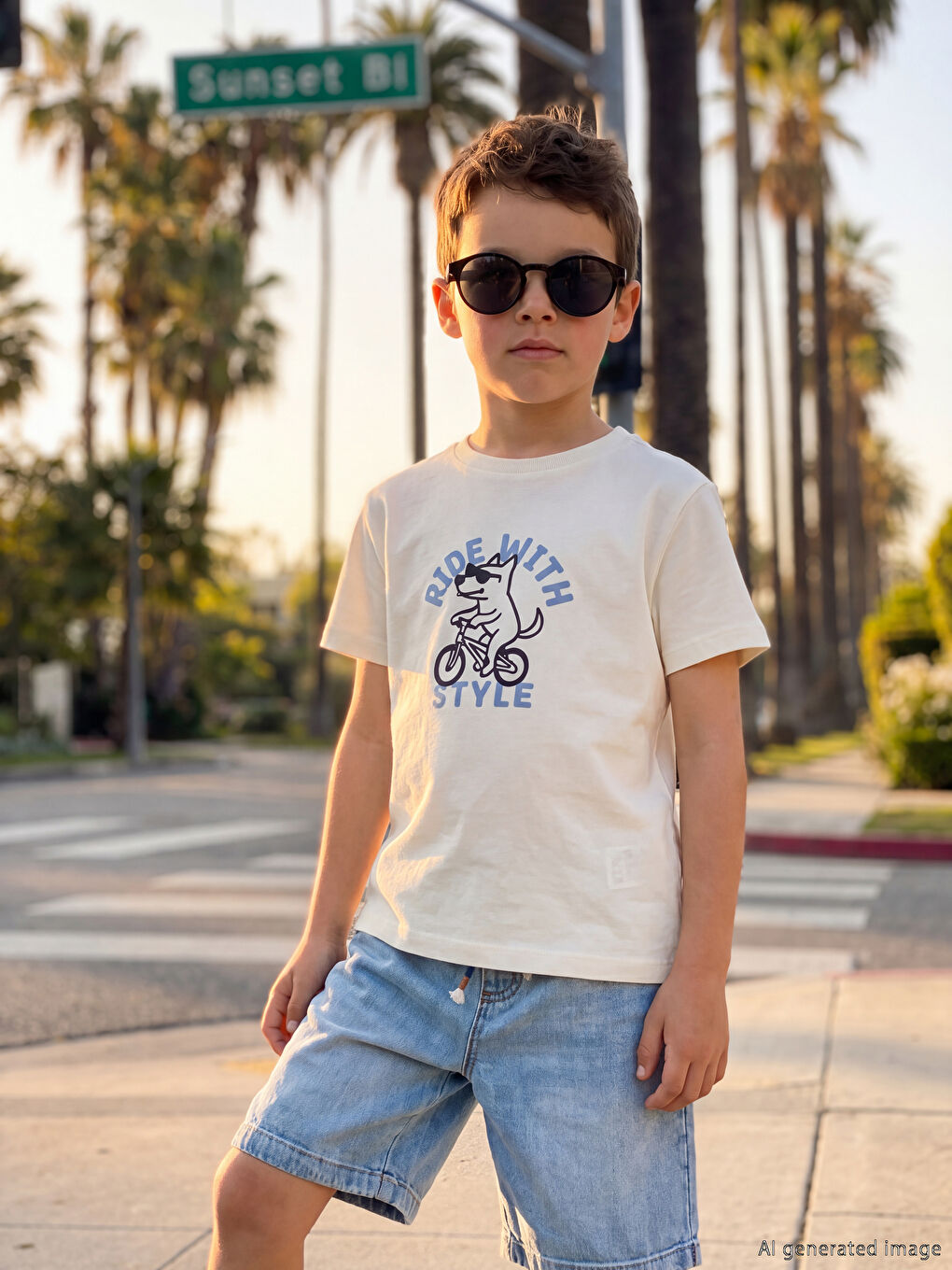 Boy BEIGE T-Shirt-1