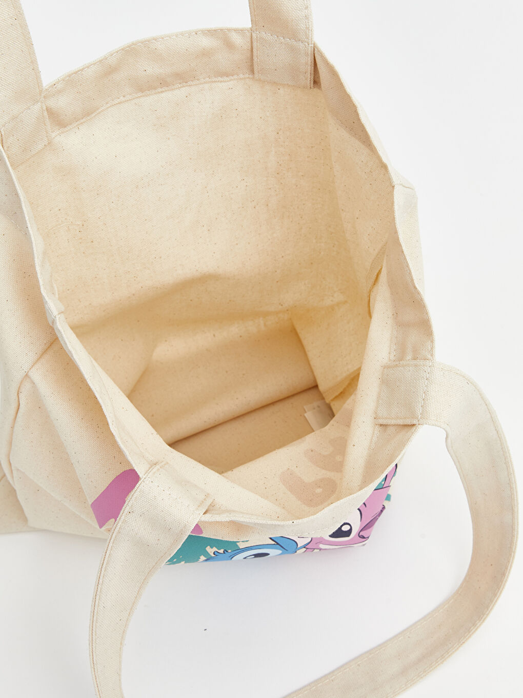 ლილო და სტიჩი ნაბეჭდი საყიდლების ჩანთა-2