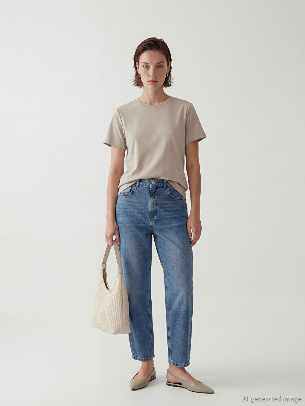 Crew Neck Women's T-Shirt-1