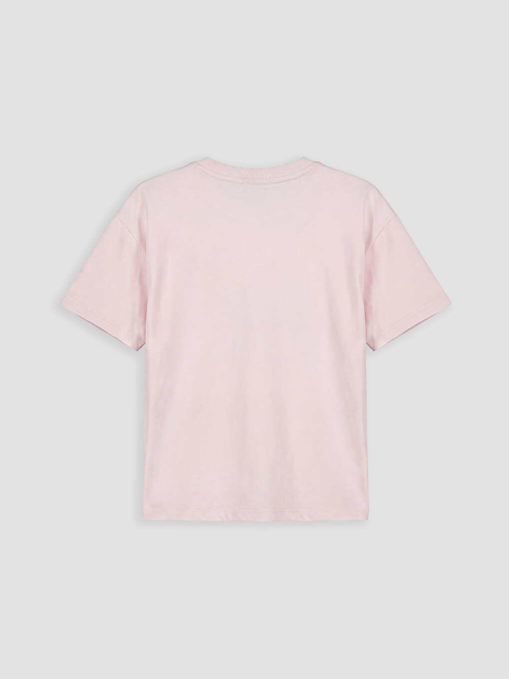 Pembe Bisiklet Yaka Baskılı Erkek Çocuk Tişört-2