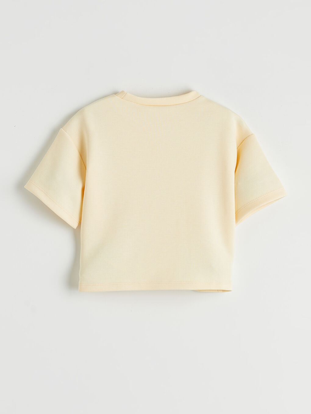 Turuncu Baskılı Kız Çocuk Tişört ve Şort-2