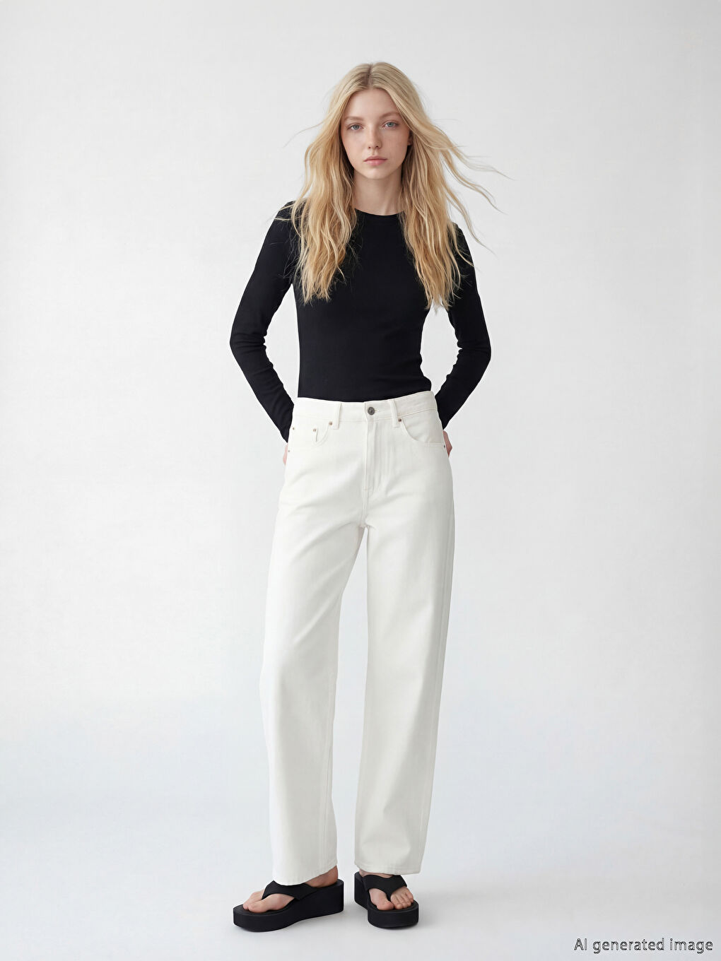 ქალი შავი ბოდე