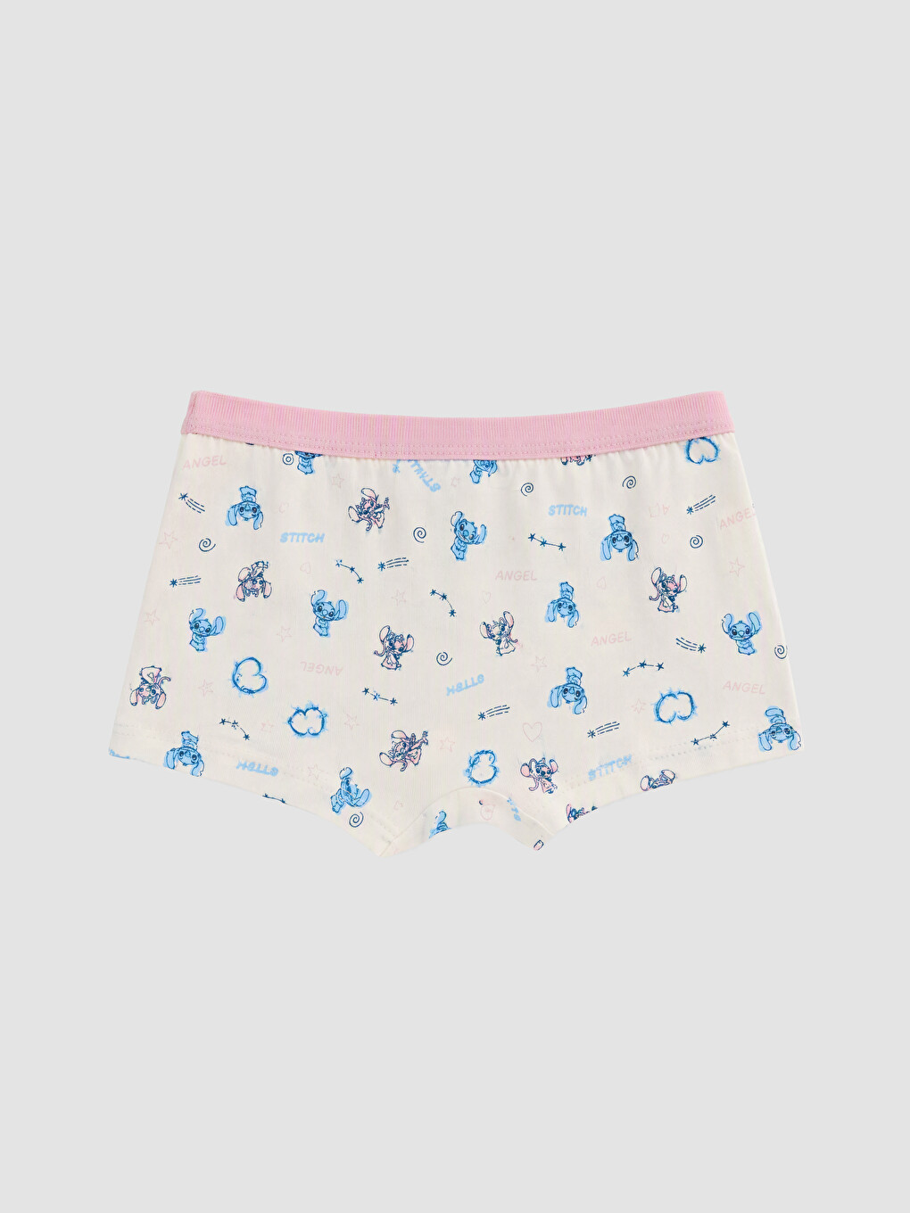 Girl White Boxer Briefs-5