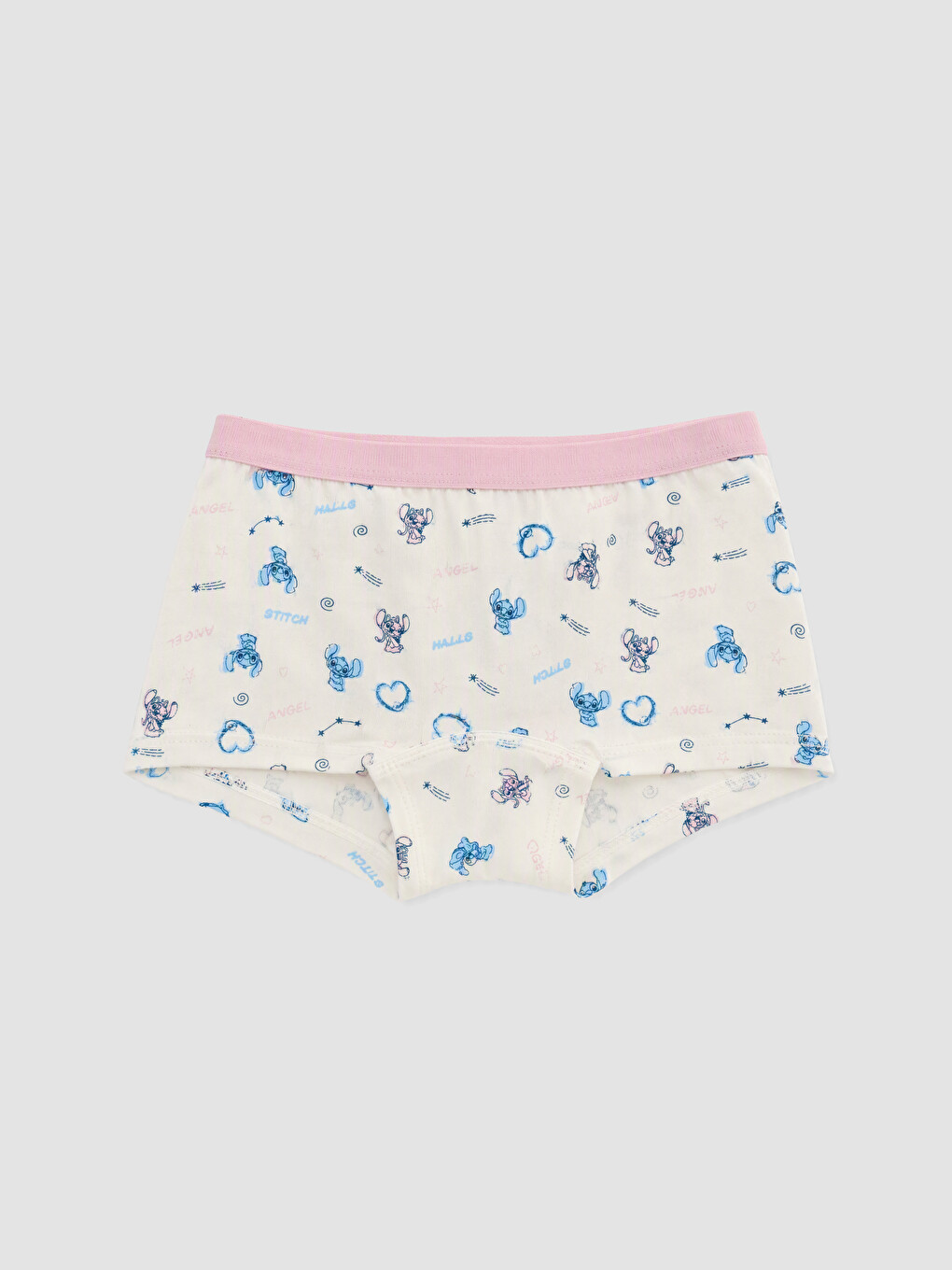 Girl White Boxer Briefs-2