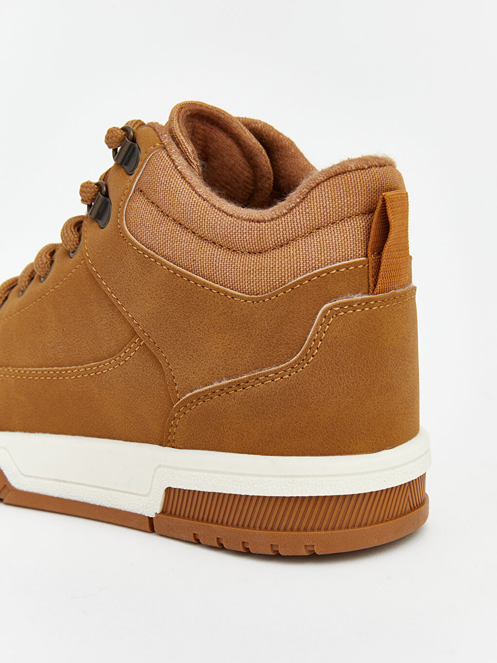 Kahverengi Erkek Çocuk Bağcıklı Bilekli Spor Ayakkabı-4