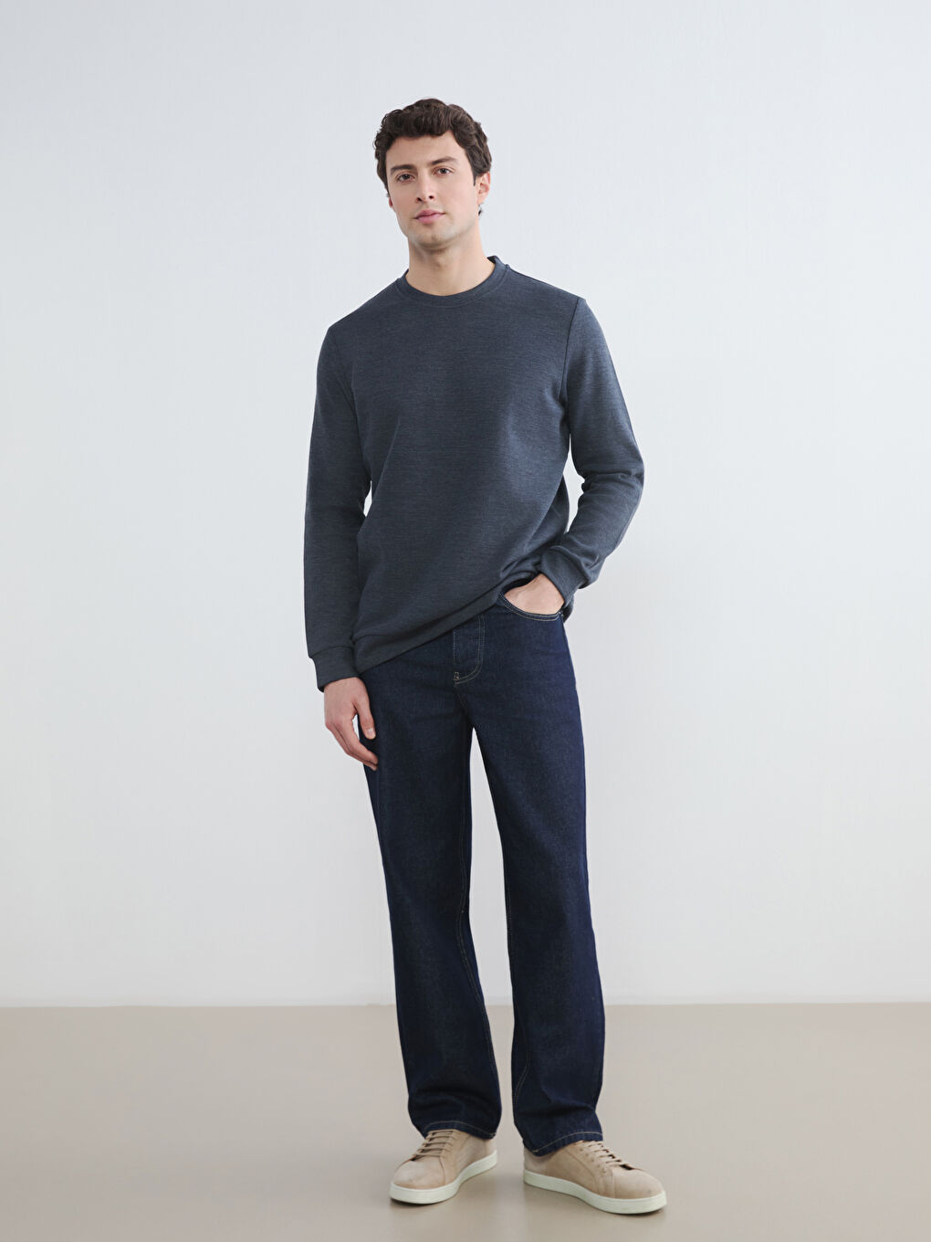 Men's Crew Neck Sweatshirt-1