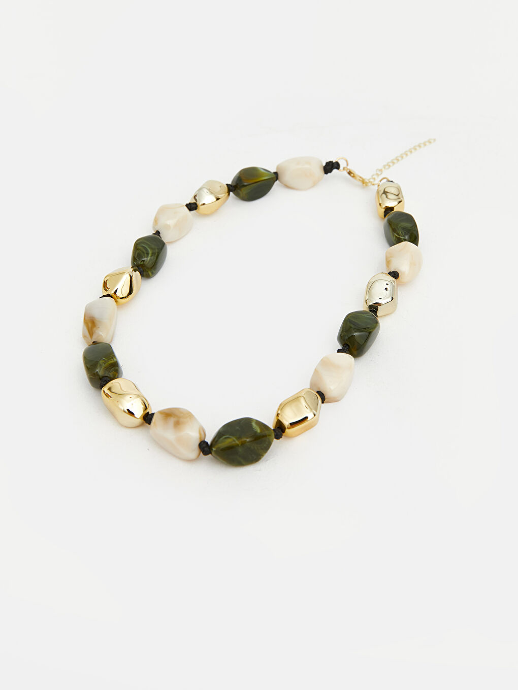 Sarı Taşlı Kadın Kolye-1